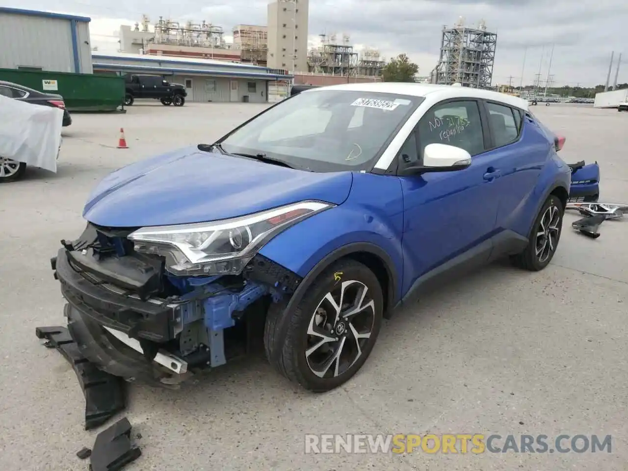 2 Photograph of a damaged car NMTKHMBX7KR082312 TOYOTA C-HR 2019