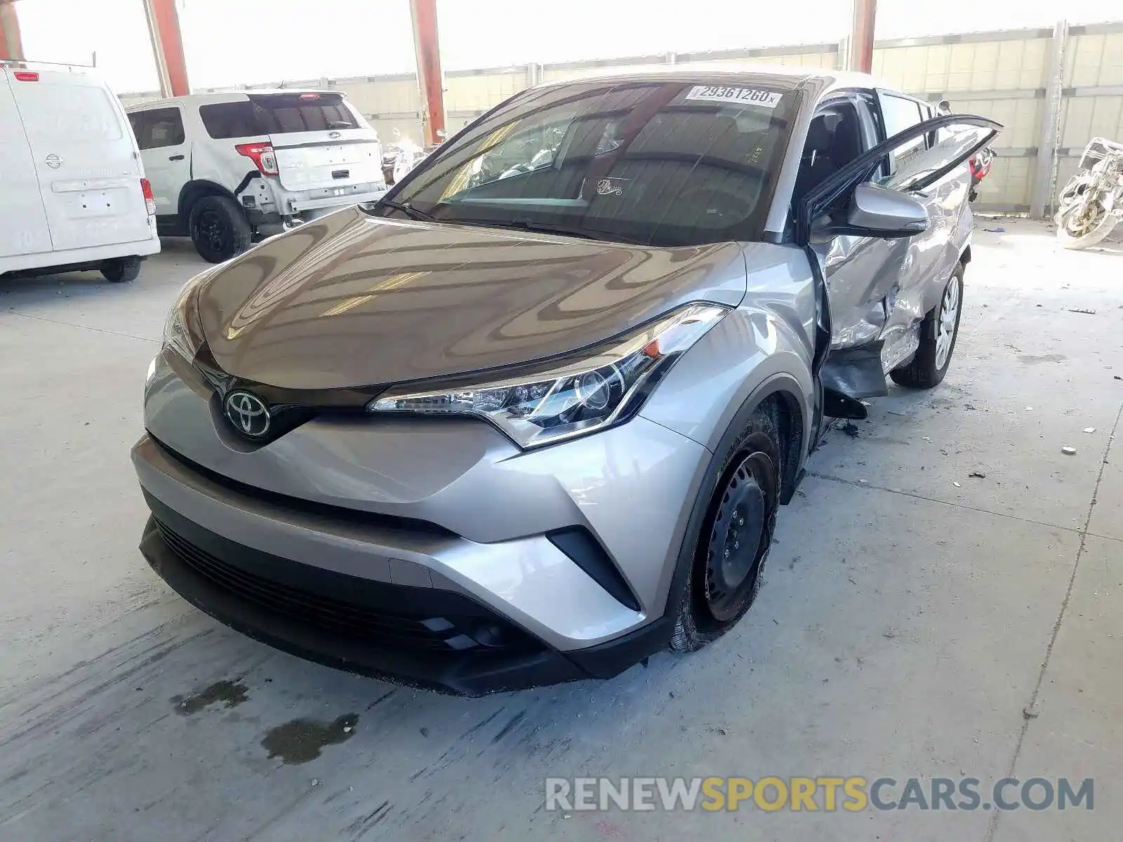 2 Фотография поврежденного автомобиля NMTKHMBX7KR083119 TOYOTA C-HR 2019