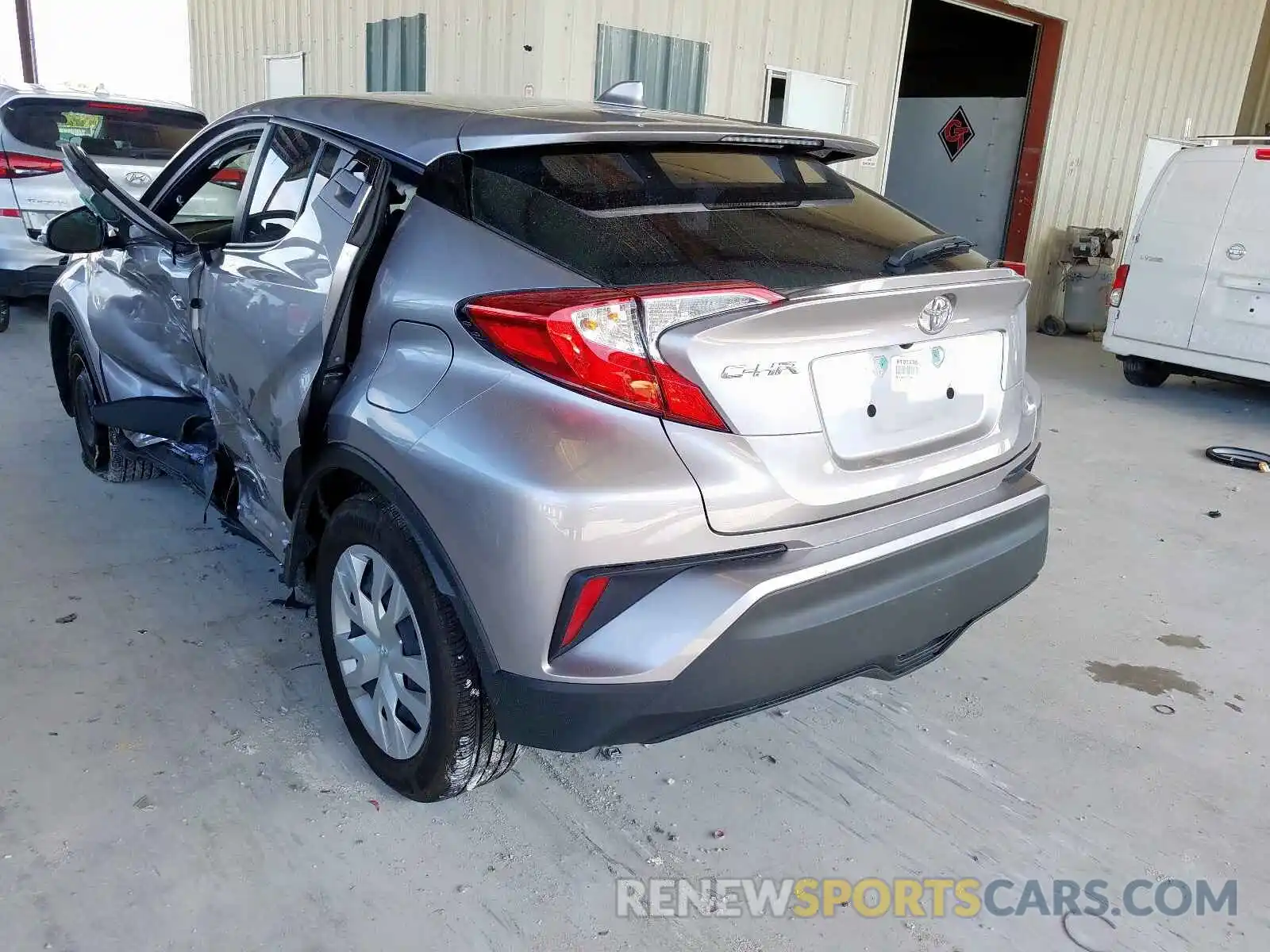 3 Photograph of a damaged car NMTKHMBX7KR083119 TOYOTA C-HR 2019