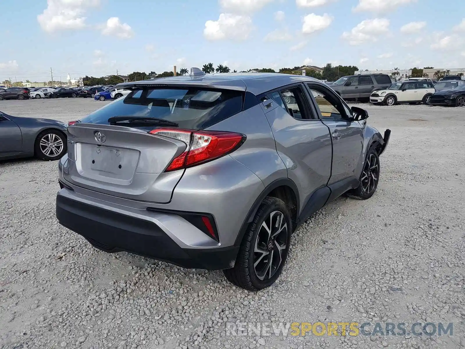 4 Photograph of a damaged car NMTKHMBX7KR086411 TOYOTA C-HR 2019