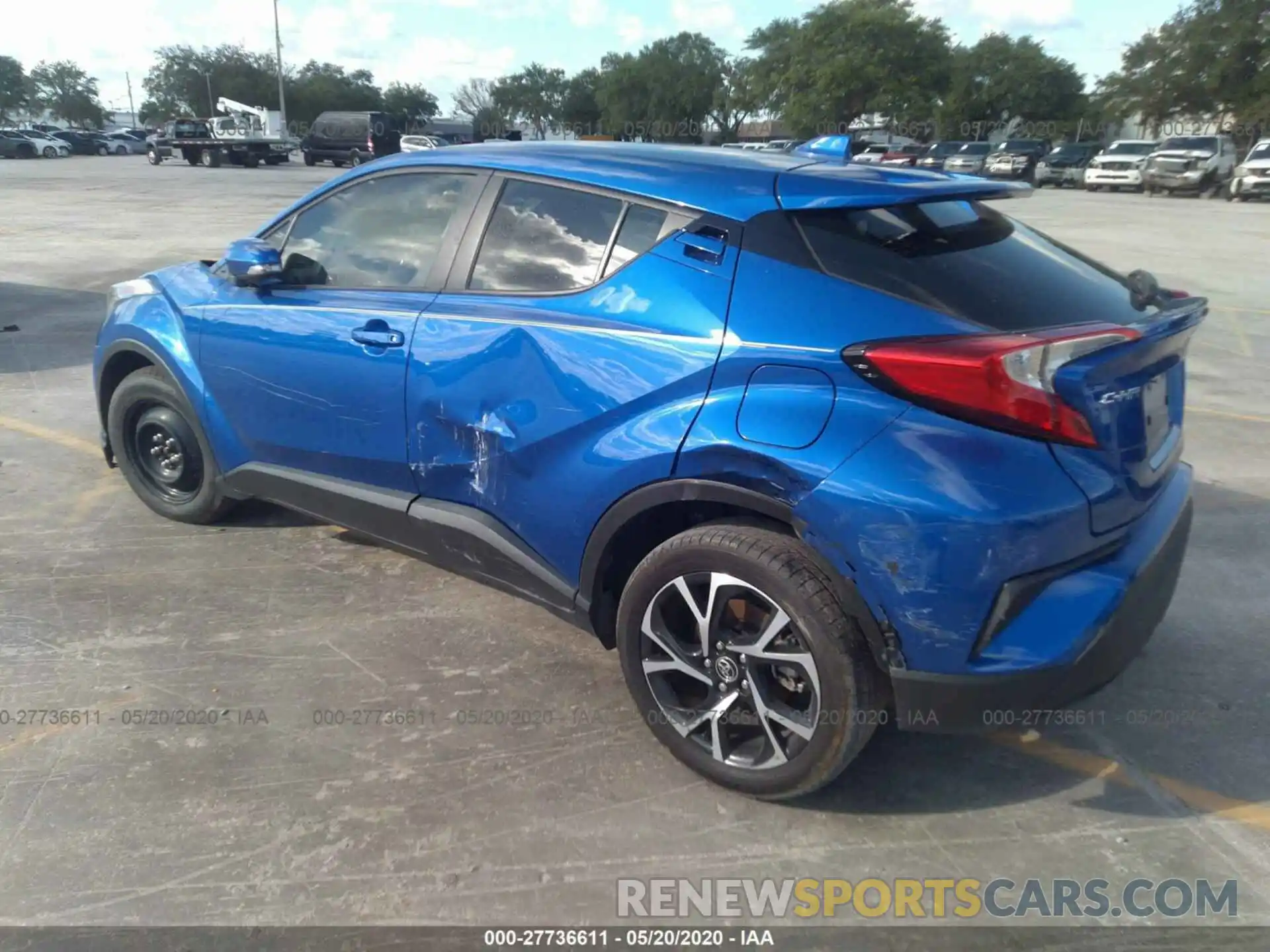 3 Photograph of a damaged car NMTKHMBX7KR086599 TOYOTA C-HR 2019