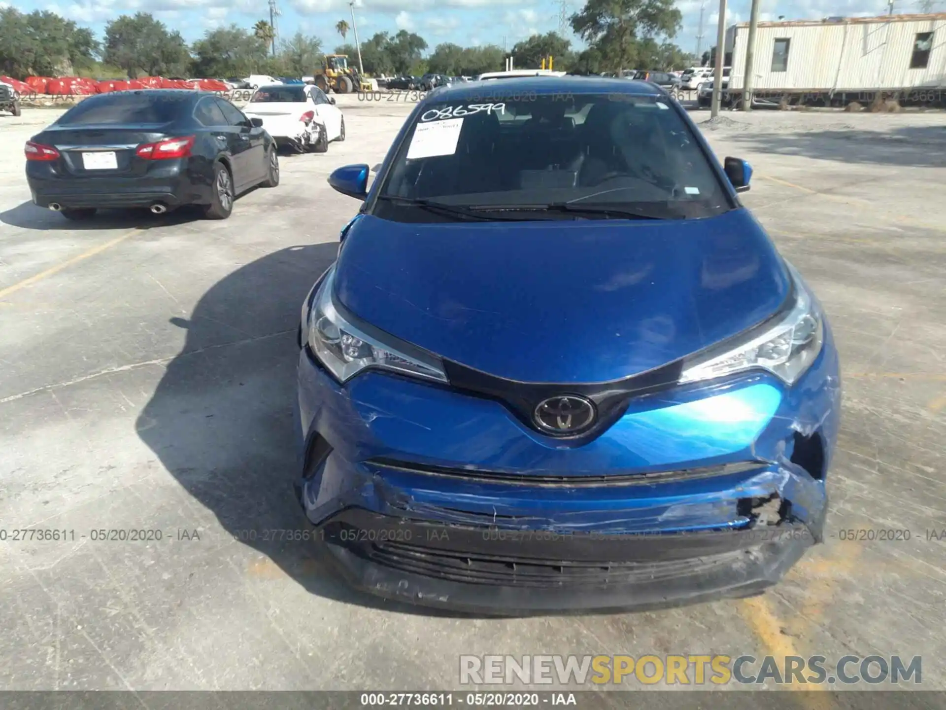 6 Photograph of a damaged car NMTKHMBX7KR086599 TOYOTA C-HR 2019