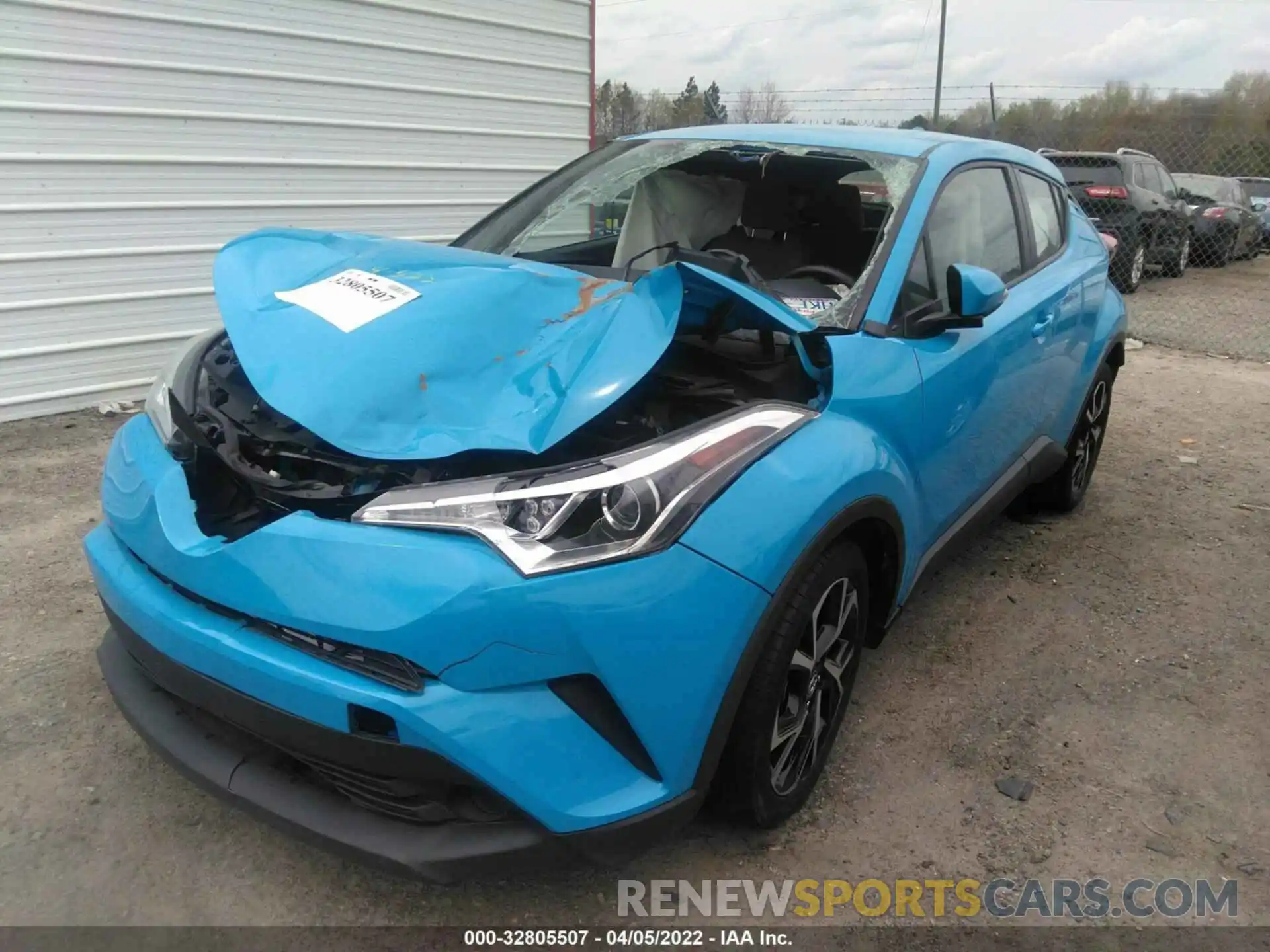 2 Photograph of a damaged car NMTKHMBX7KR086716 TOYOTA C-HR 2019