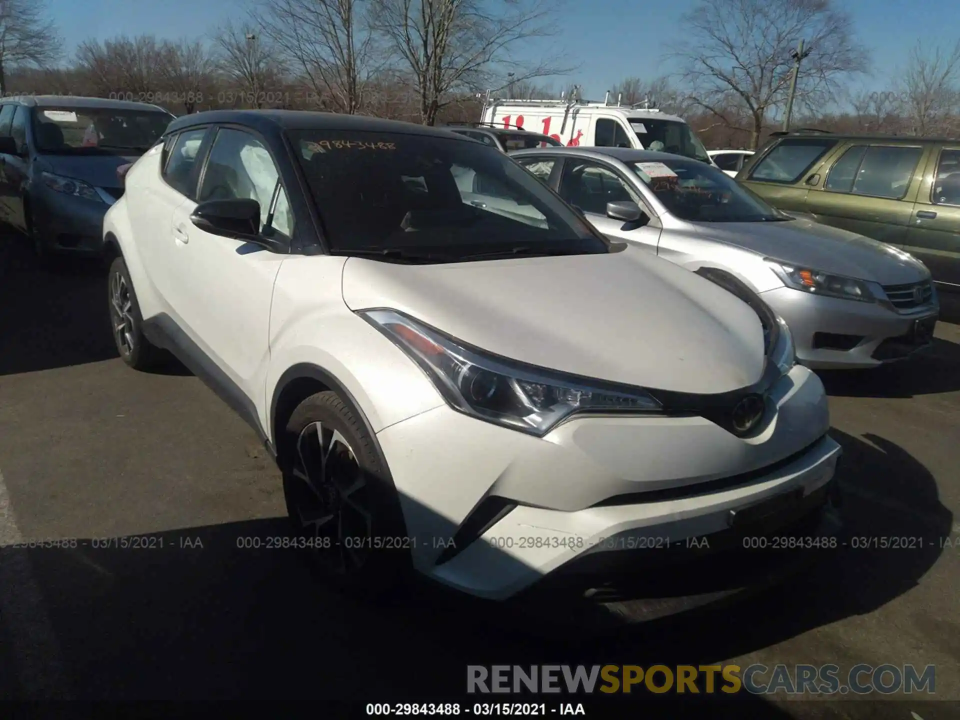 1 Photograph of a damaged car NMTKHMBX7KR086814 TOYOTA C-HR 2019