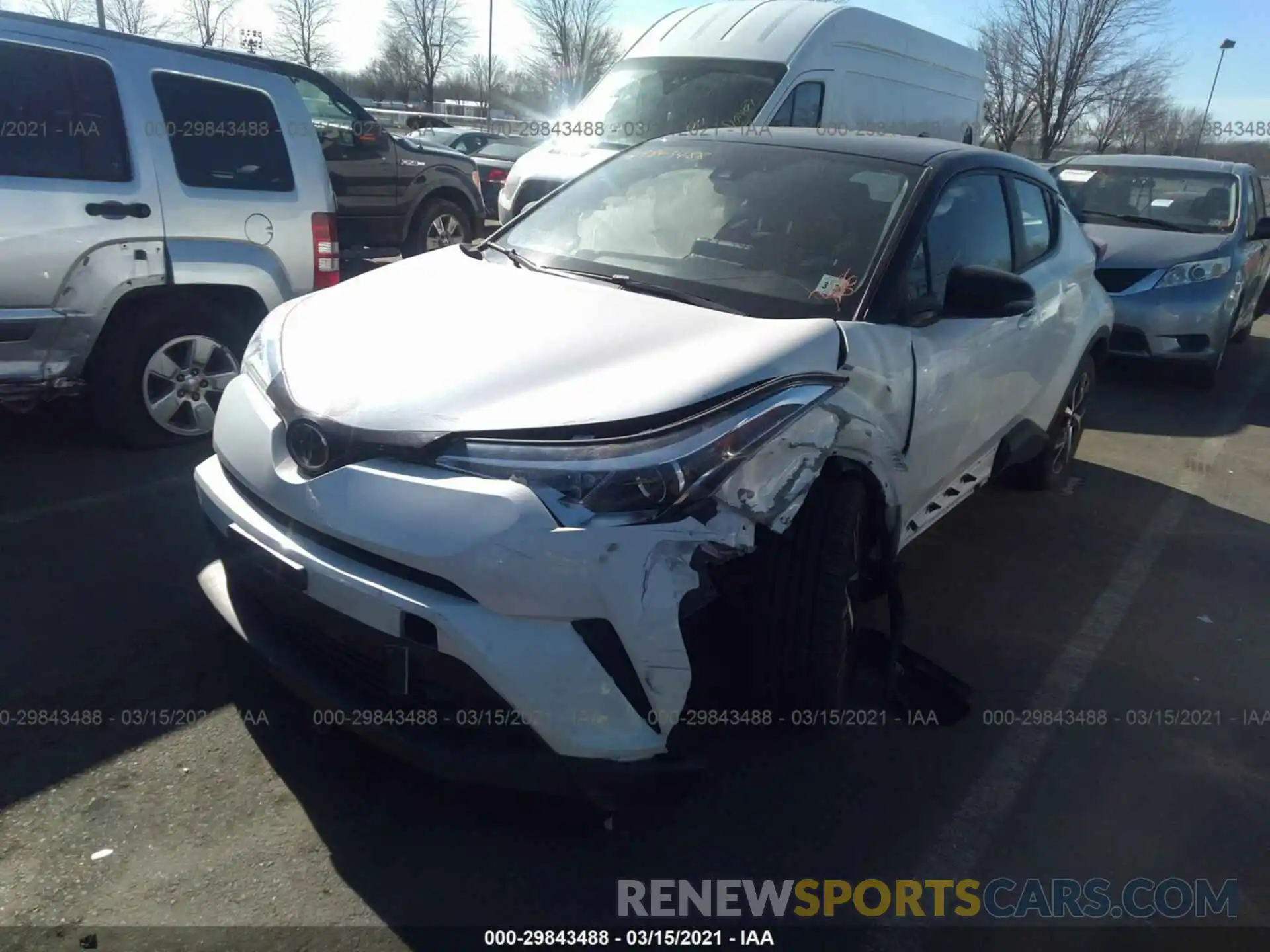 2 Photograph of a damaged car NMTKHMBX7KR086814 TOYOTA C-HR 2019