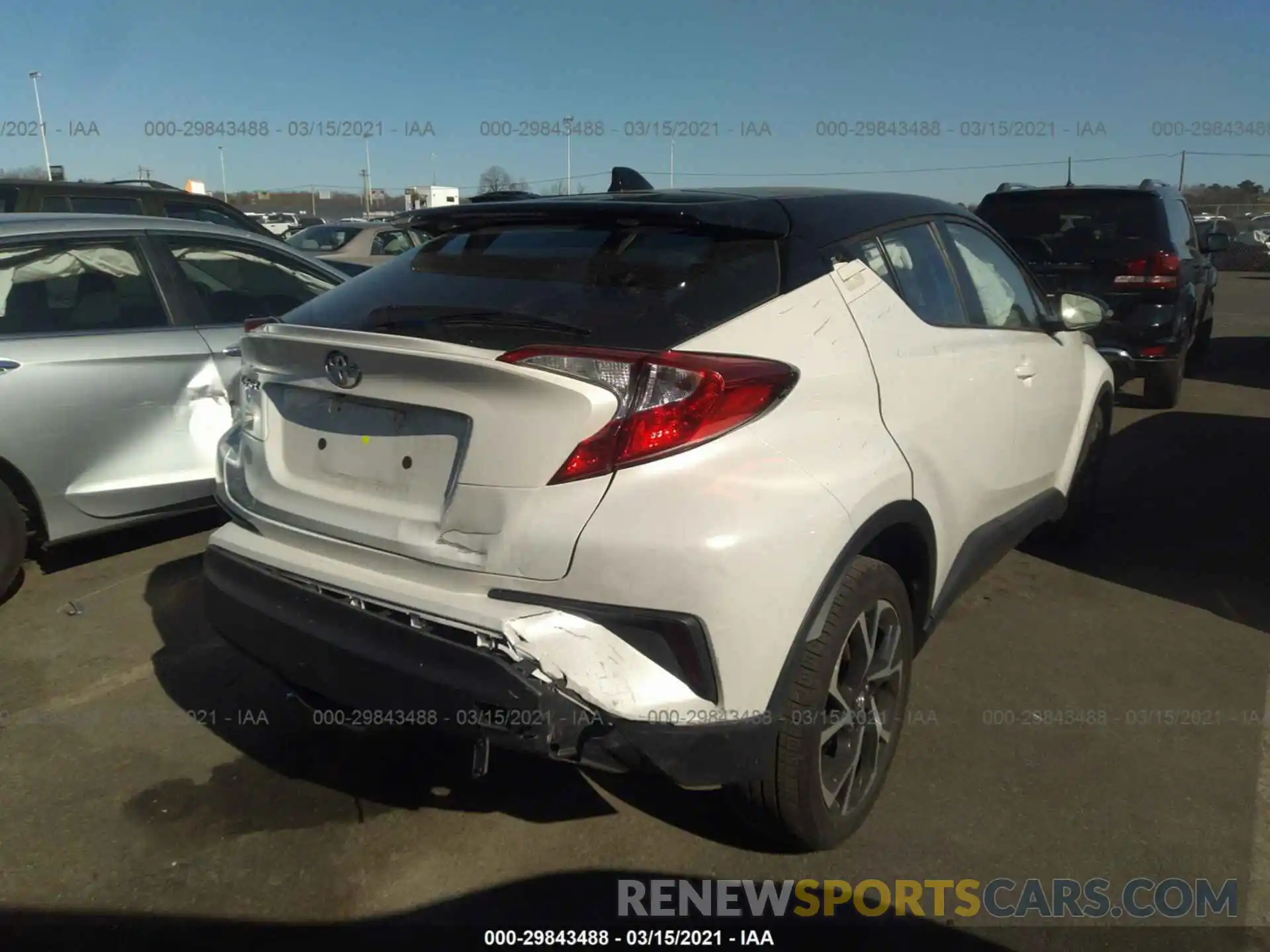 4 Photograph of a damaged car NMTKHMBX7KR086814 TOYOTA C-HR 2019