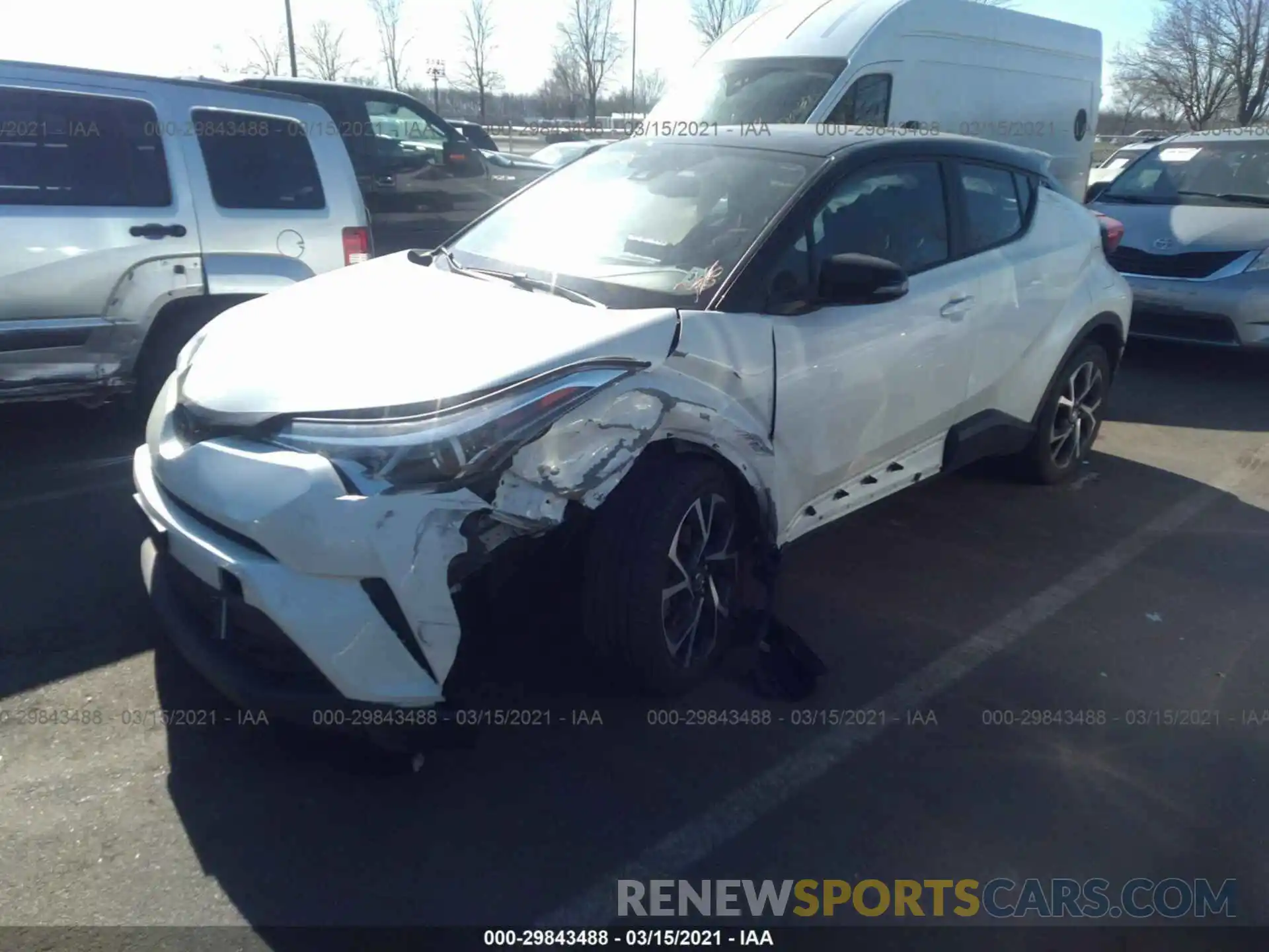 6 Photograph of a damaged car NMTKHMBX7KR086814 TOYOTA C-HR 2019