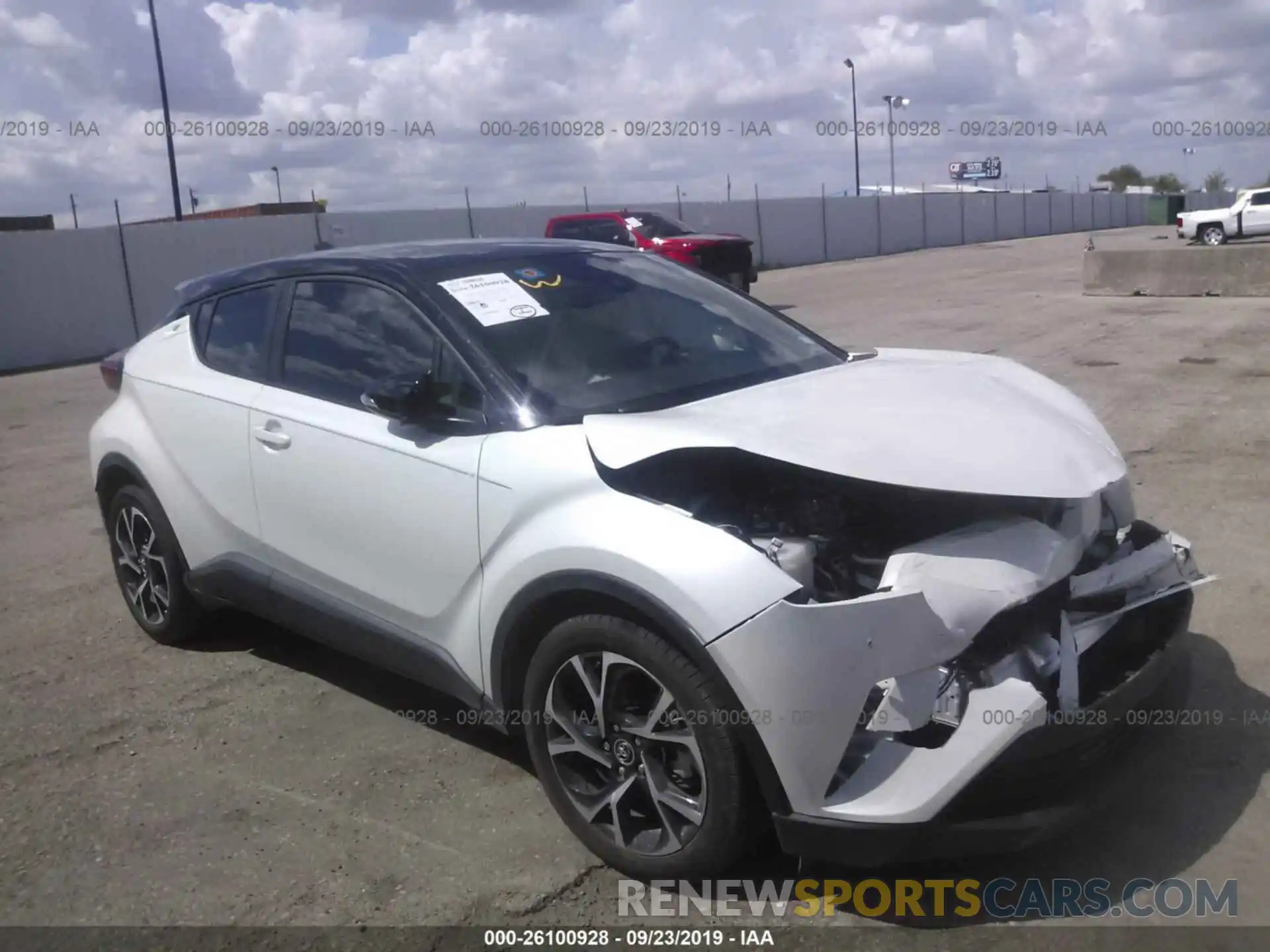 1 Photograph of a damaged car NMTKHMBX7KR086845 TOYOTA C-HR 2019