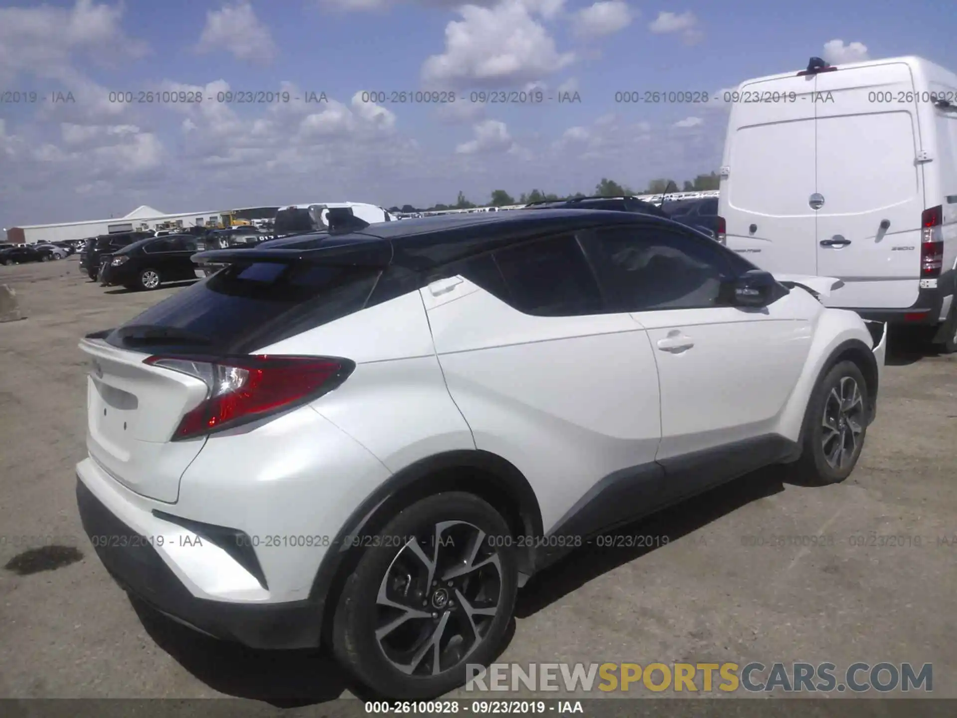 4 Photograph of a damaged car NMTKHMBX7KR086845 TOYOTA C-HR 2019