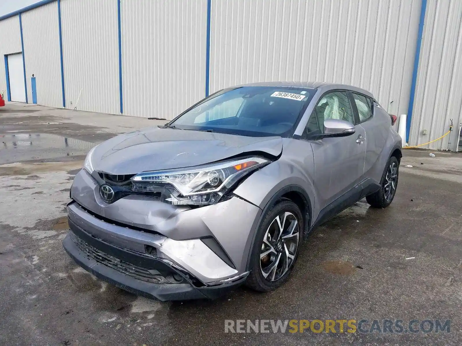 2 Photograph of a damaged car NMTKHMBX7KR087848 TOYOTA C-HR 2019