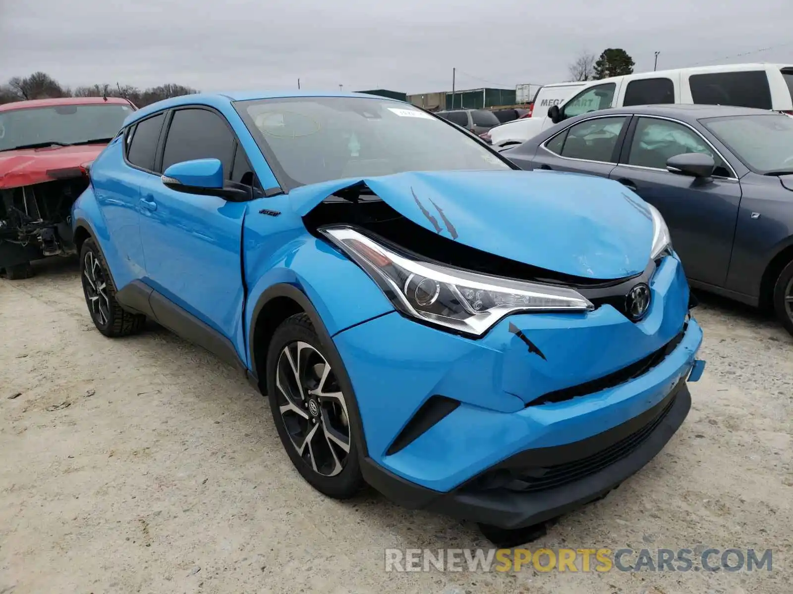 1 Photograph of a damaged car NMTKHMBX7KR088417 TOYOTA C-HR 2019