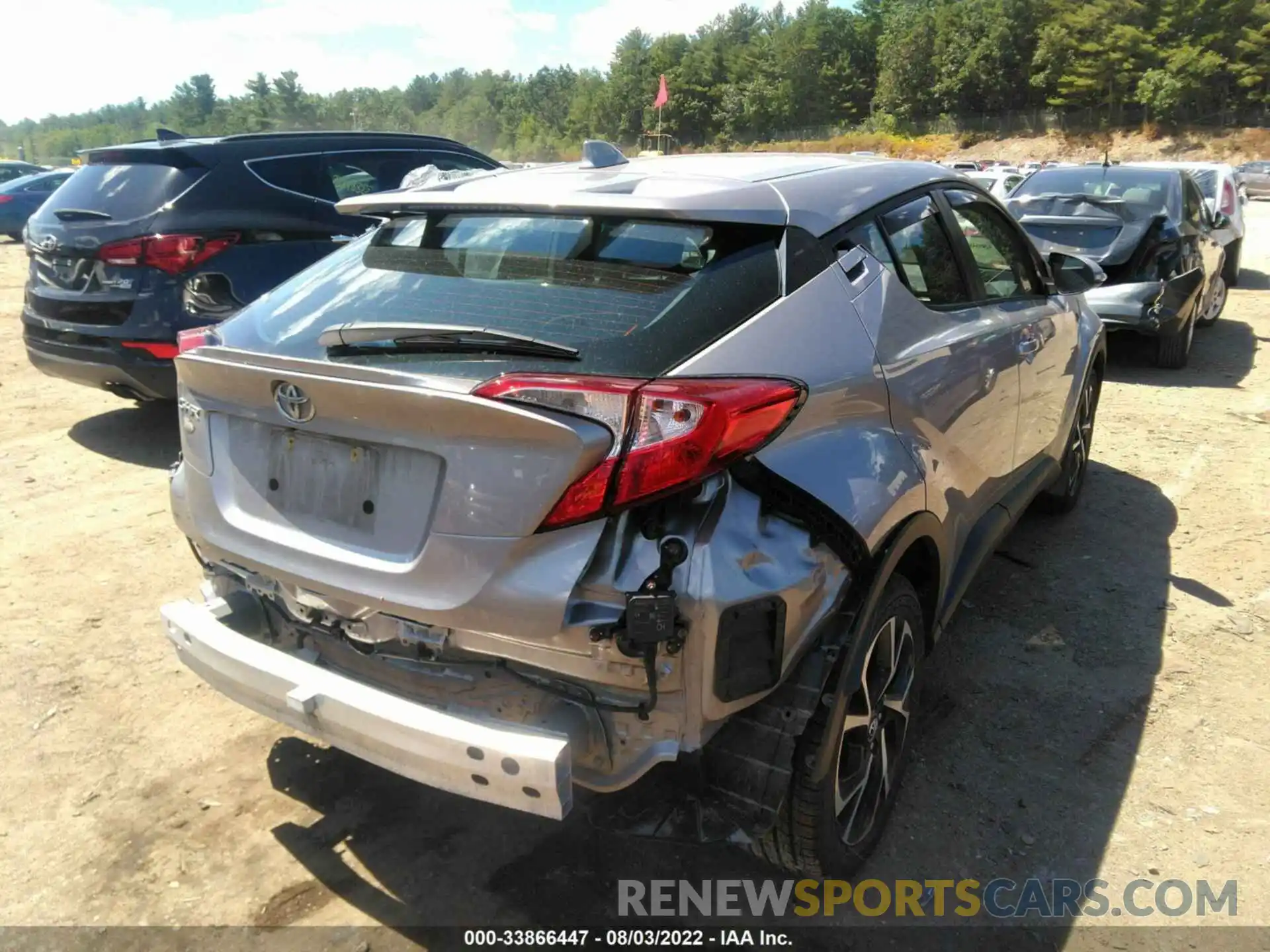 4 Photograph of a damaged car NMTKHMBX7KR089101 TOYOTA C-HR 2019