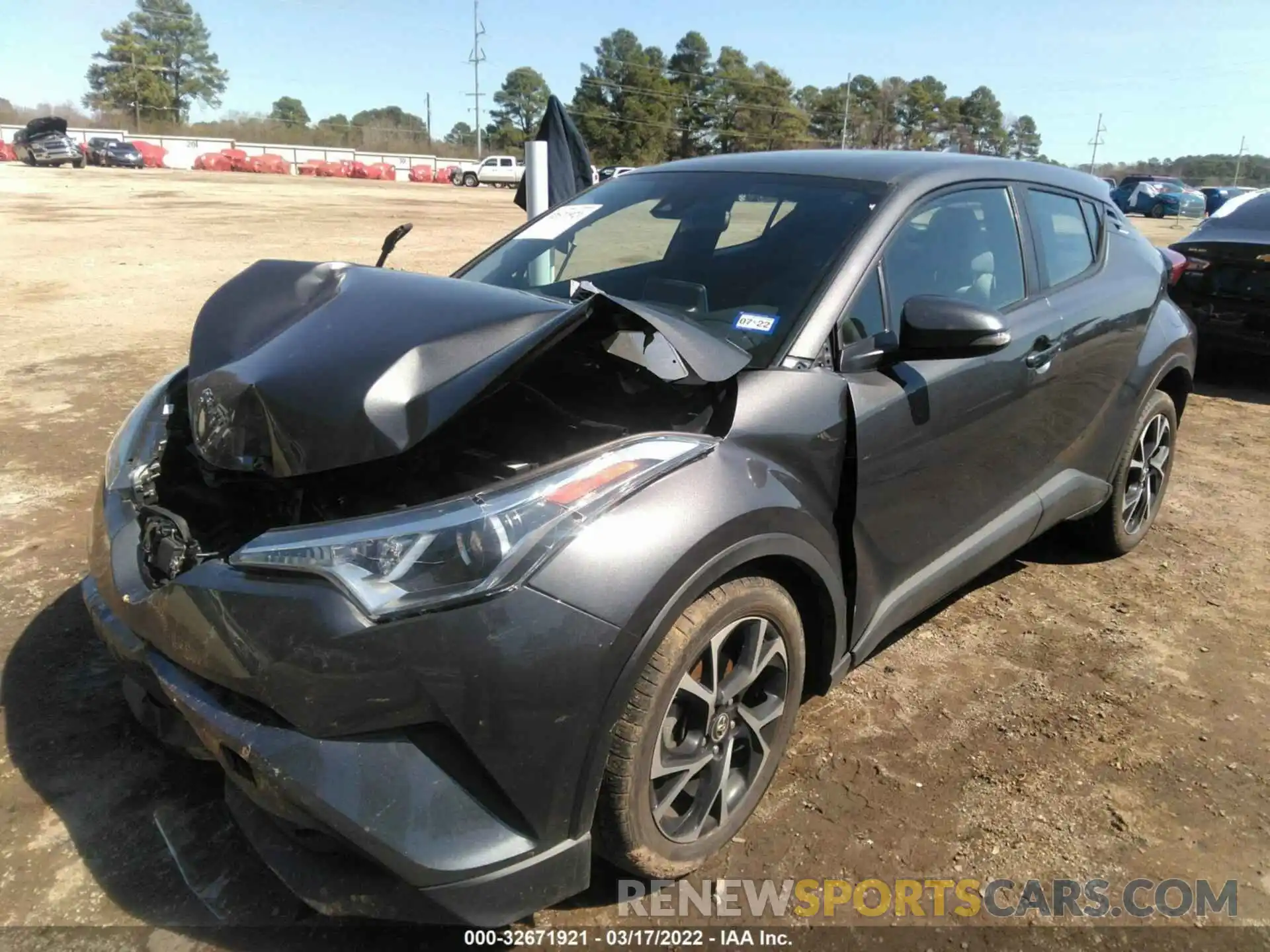 2 Photograph of a damaged car NMTKHMBX7KR090040 TOYOTA C-HR 2019