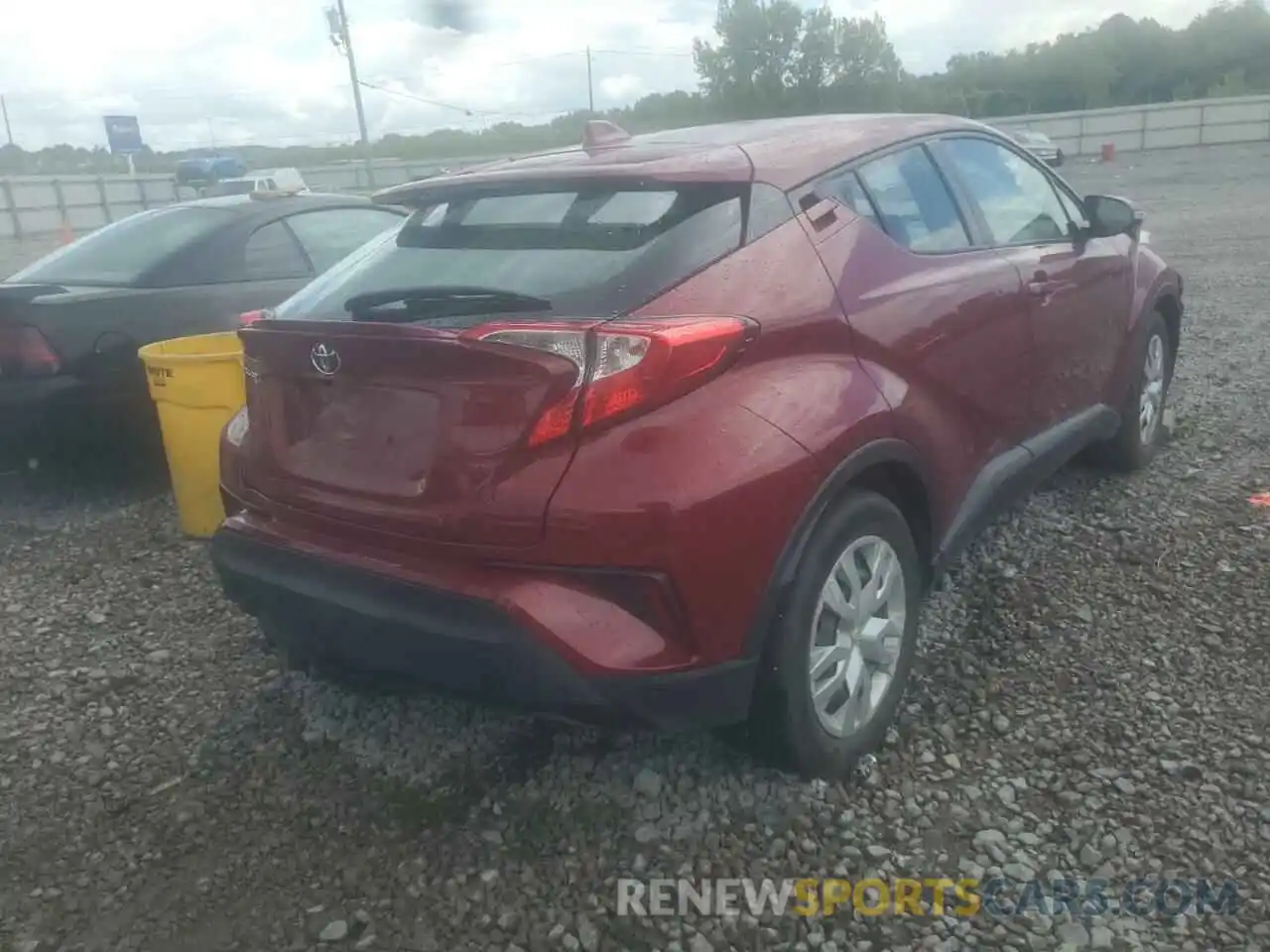 4 Photograph of a damaged car NMTKHMBX7KR090376 TOYOTA C-HR 2019