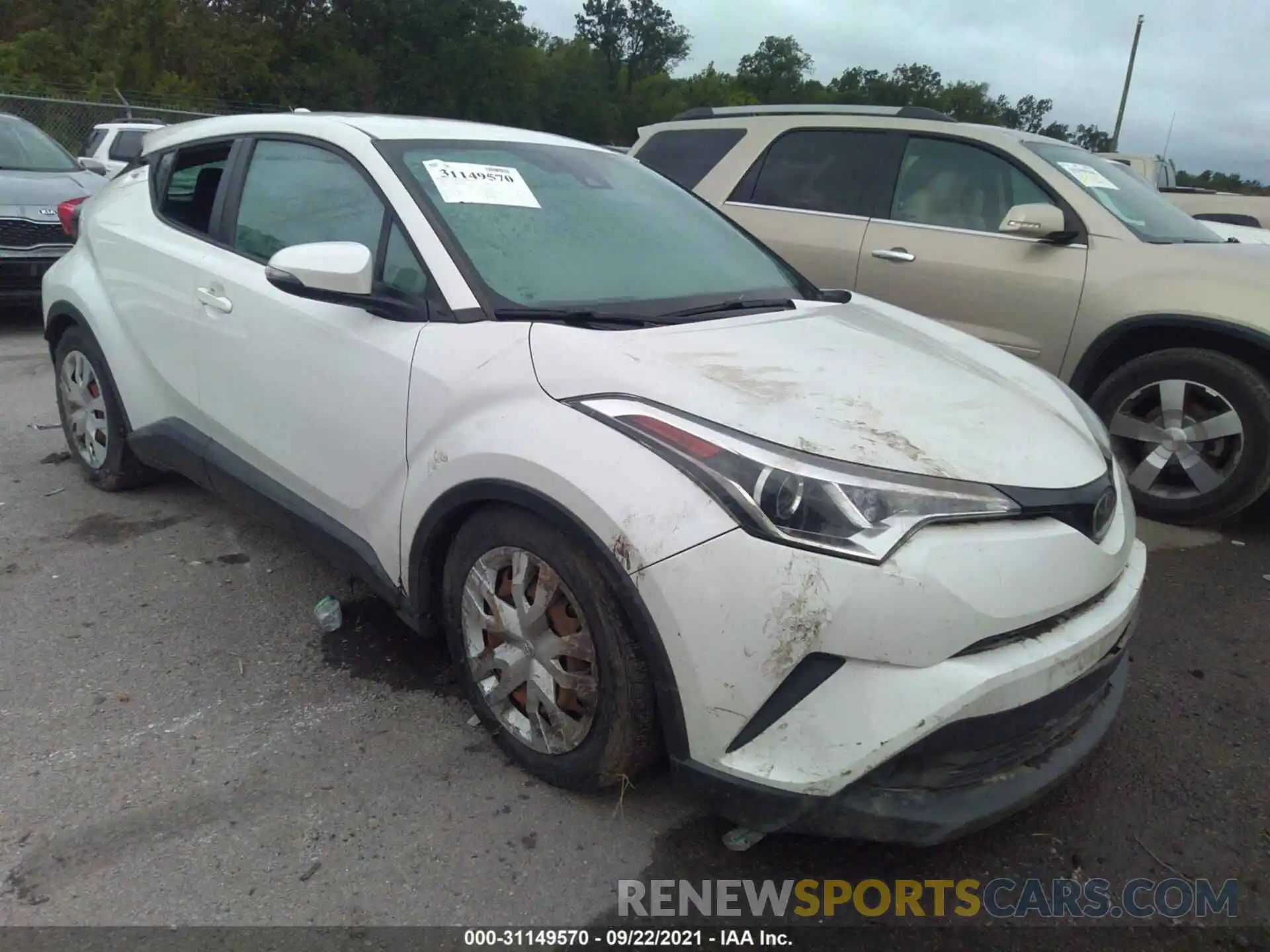 1 Photograph of a damaged car NMTKHMBX7KR090586 TOYOTA C-HR 2019