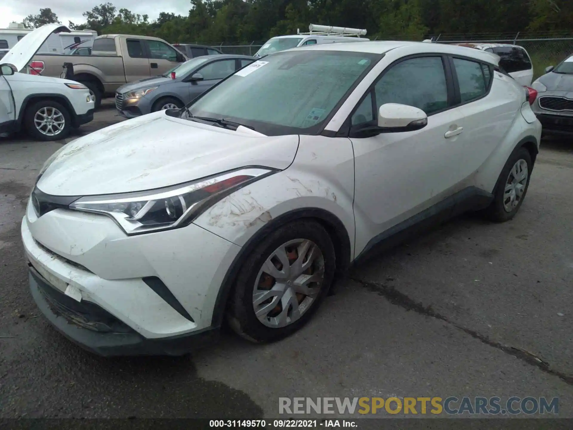 2 Photograph of a damaged car NMTKHMBX7KR090586 TOYOTA C-HR 2019