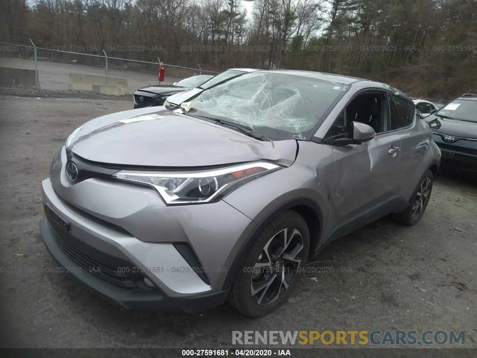 2 Photograph of a damaged car NMTKHMBX7KR090765 TOYOTA C-HR 2019