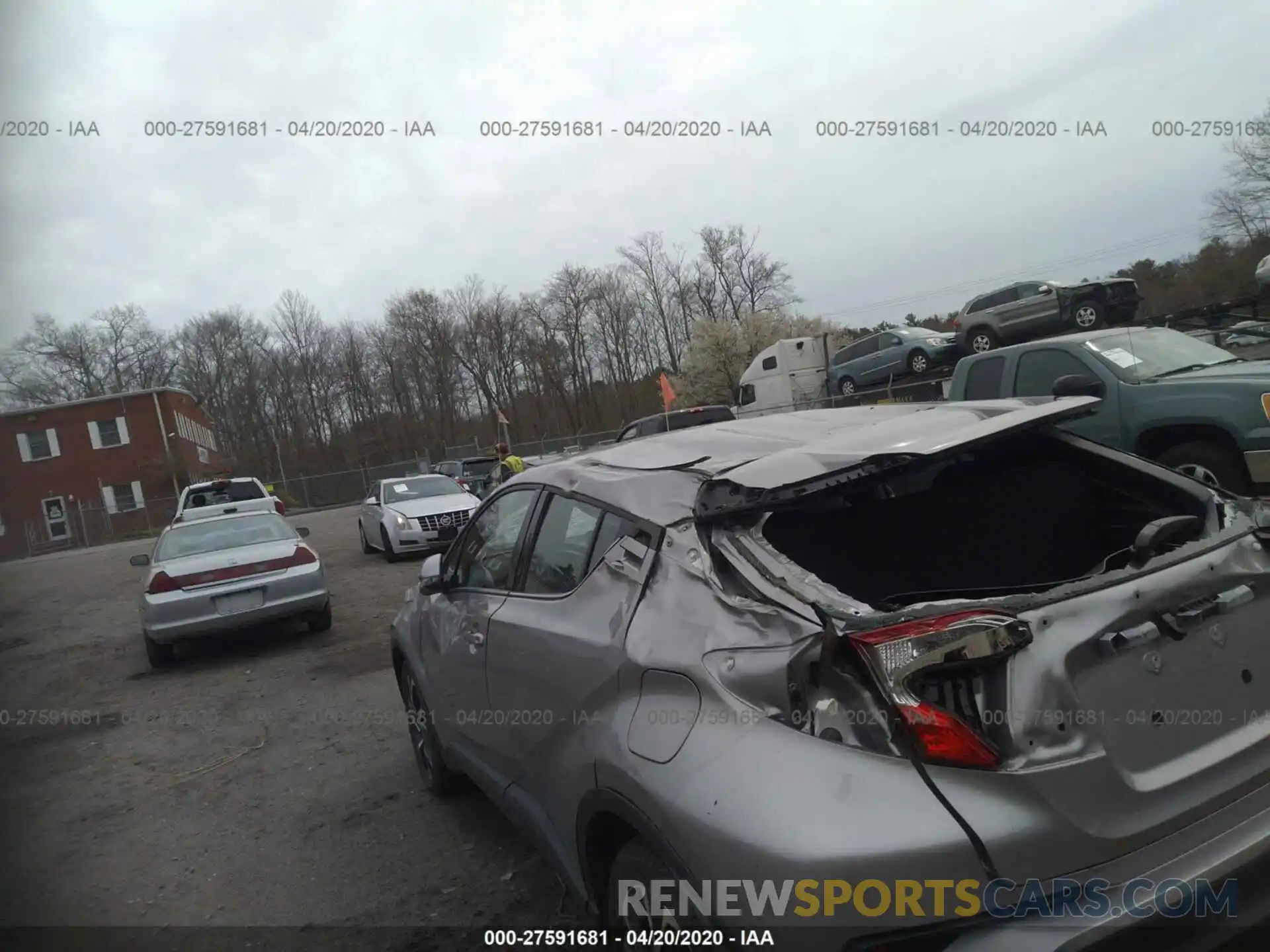 6 Photograph of a damaged car NMTKHMBX7KR090765 TOYOTA C-HR 2019