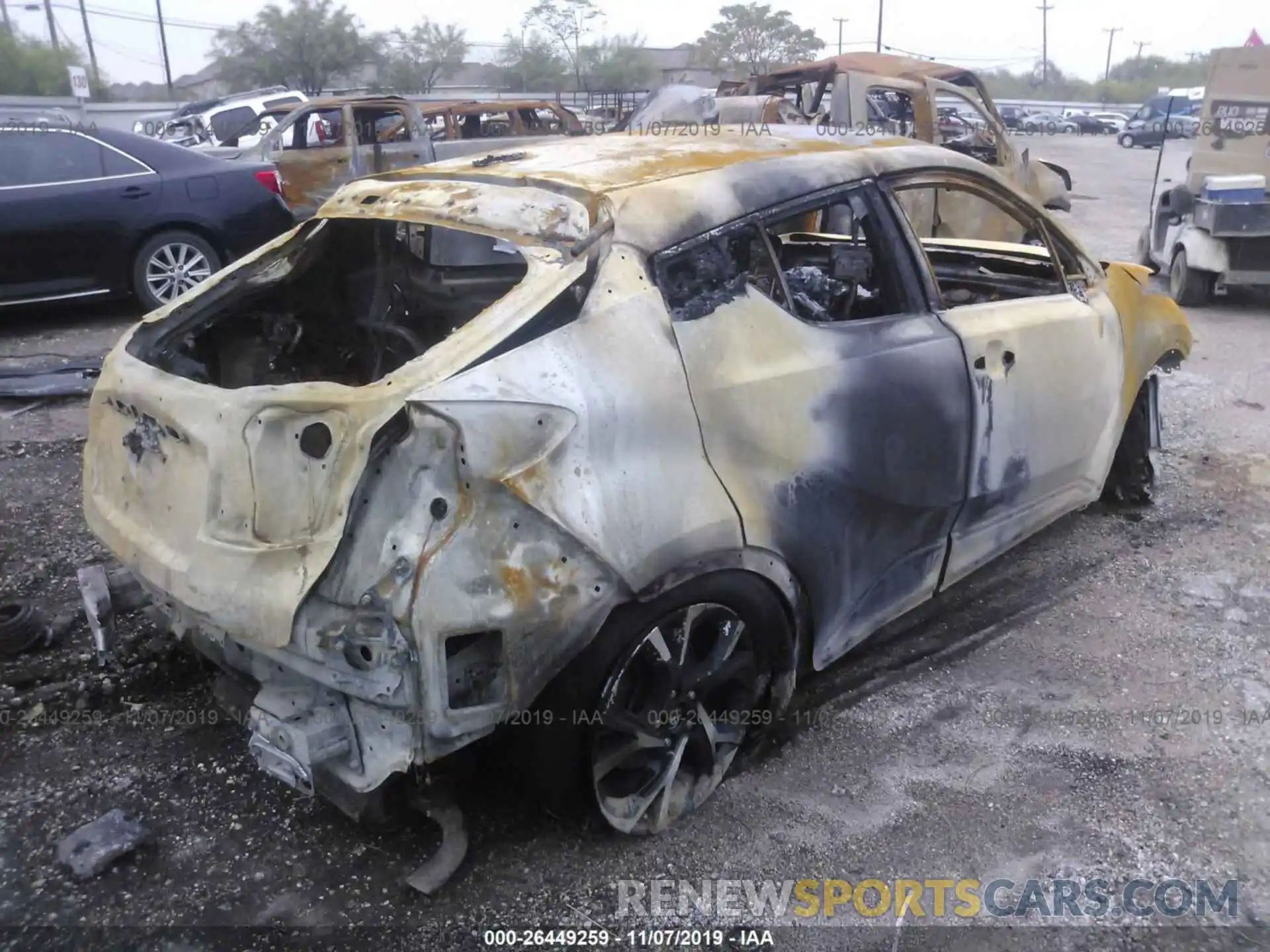 4 Photograph of a damaged car NMTKHMBX7KR091656 TOYOTA C-HR 2019