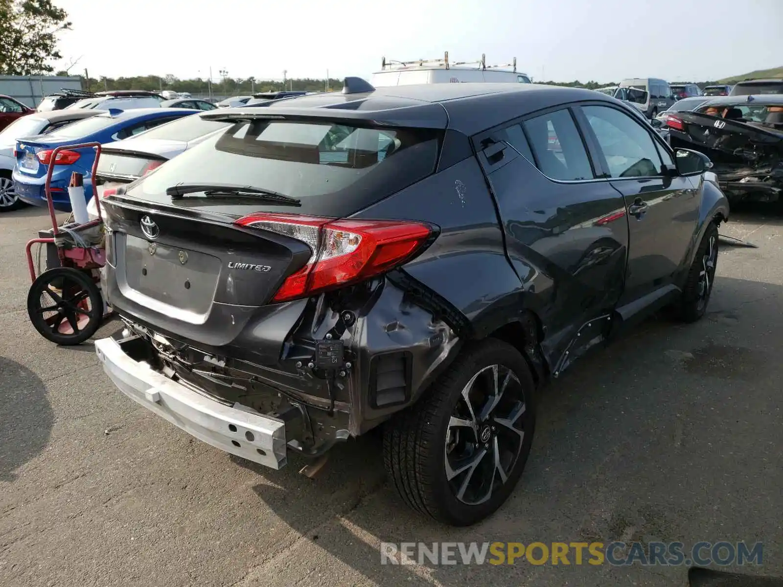 4 Photograph of a damaged car NMTKHMBX7KR092743 TOYOTA C-HR 2019