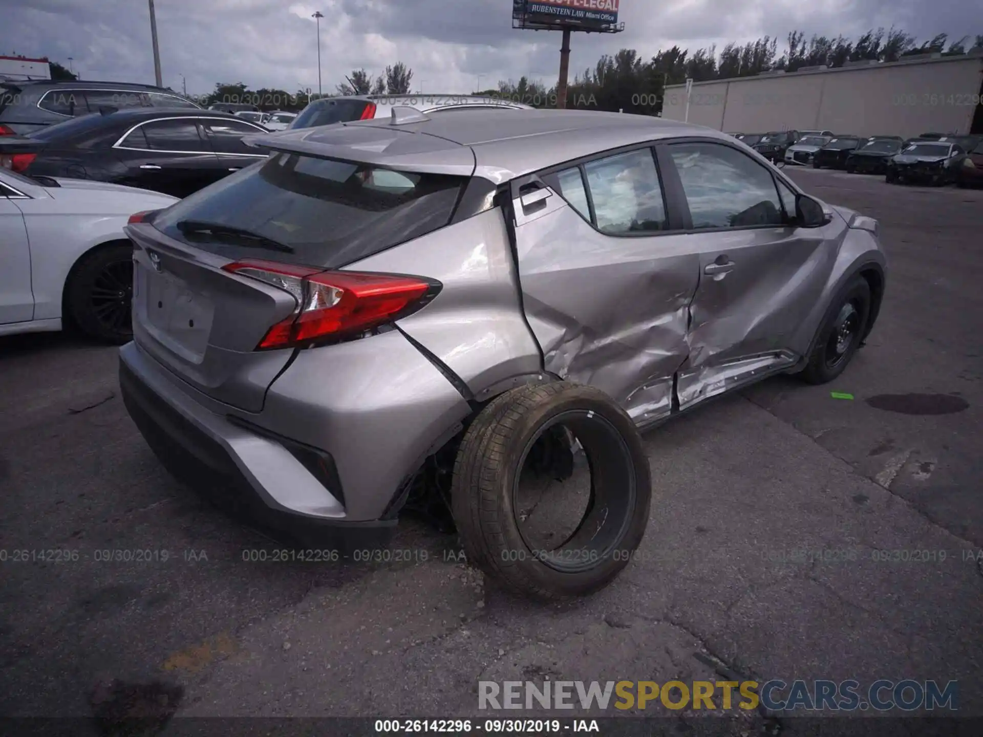 4 Photograph of a damaged car NMTKHMBX7KR092984 TOYOTA C-HR 2019