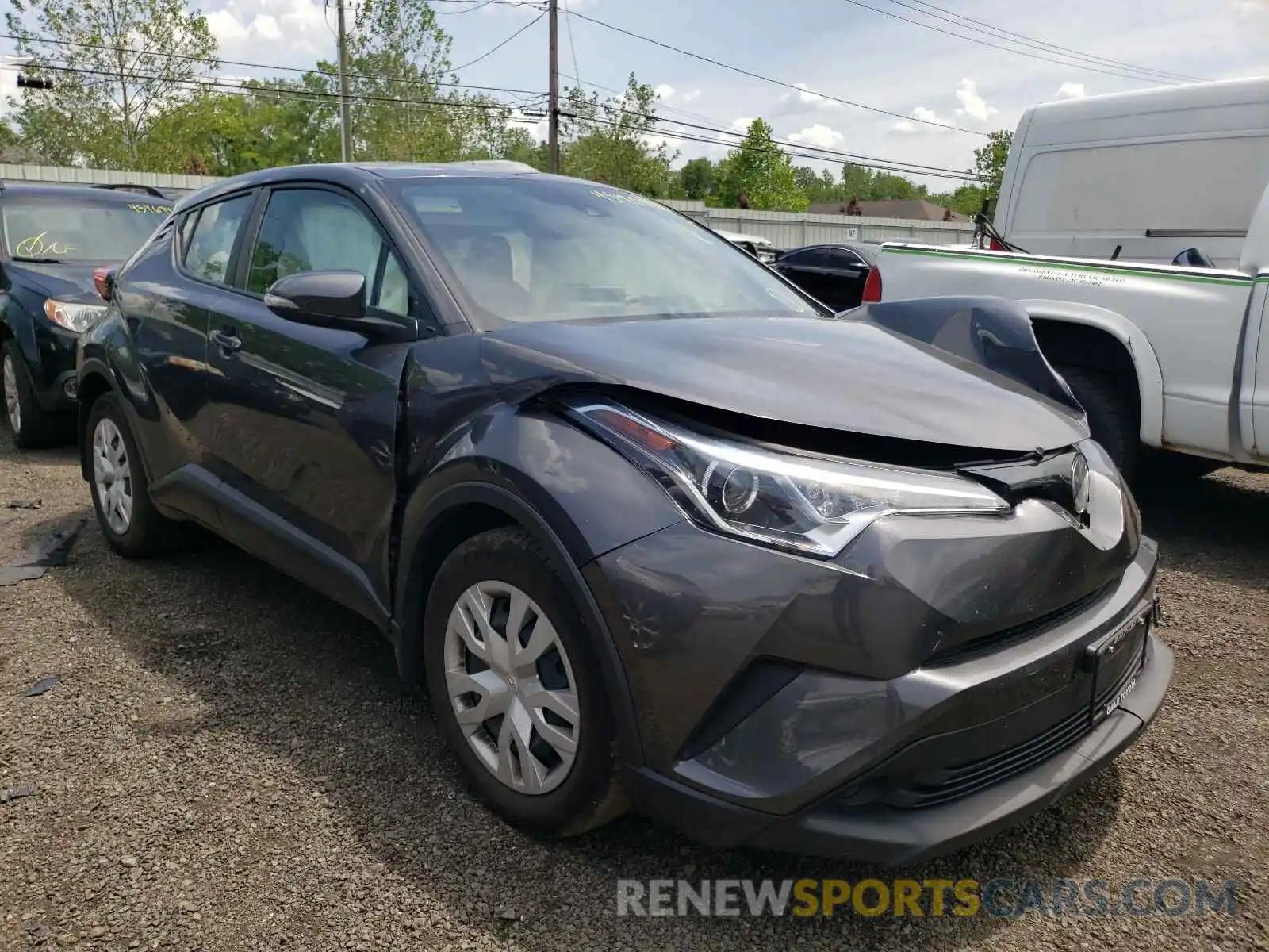 1 Photograph of a damaged car NMTKHMBX7KR093083 TOYOTA C-HR 2019