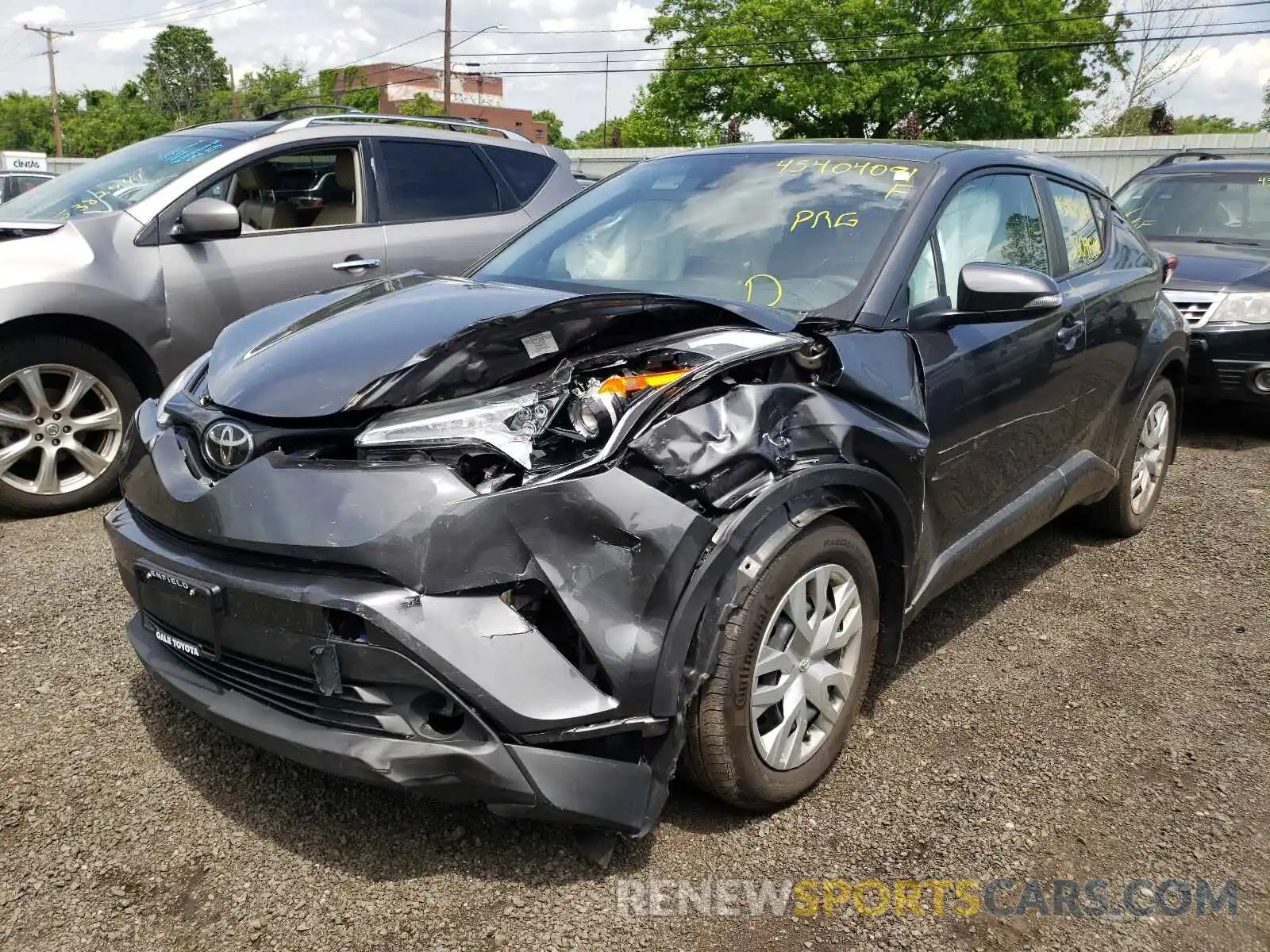 2 Photograph of a damaged car NMTKHMBX7KR093083 TOYOTA C-HR 2019