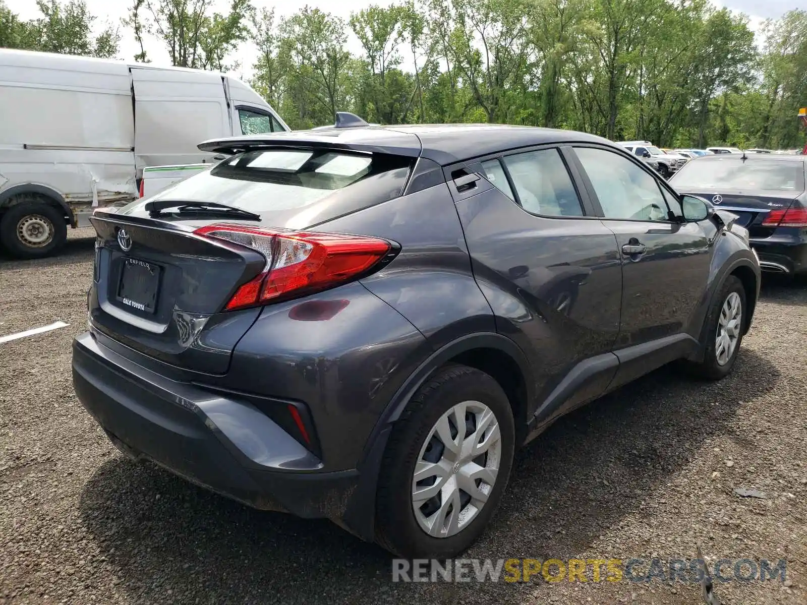 4 Photograph of a damaged car NMTKHMBX7KR093083 TOYOTA C-HR 2019