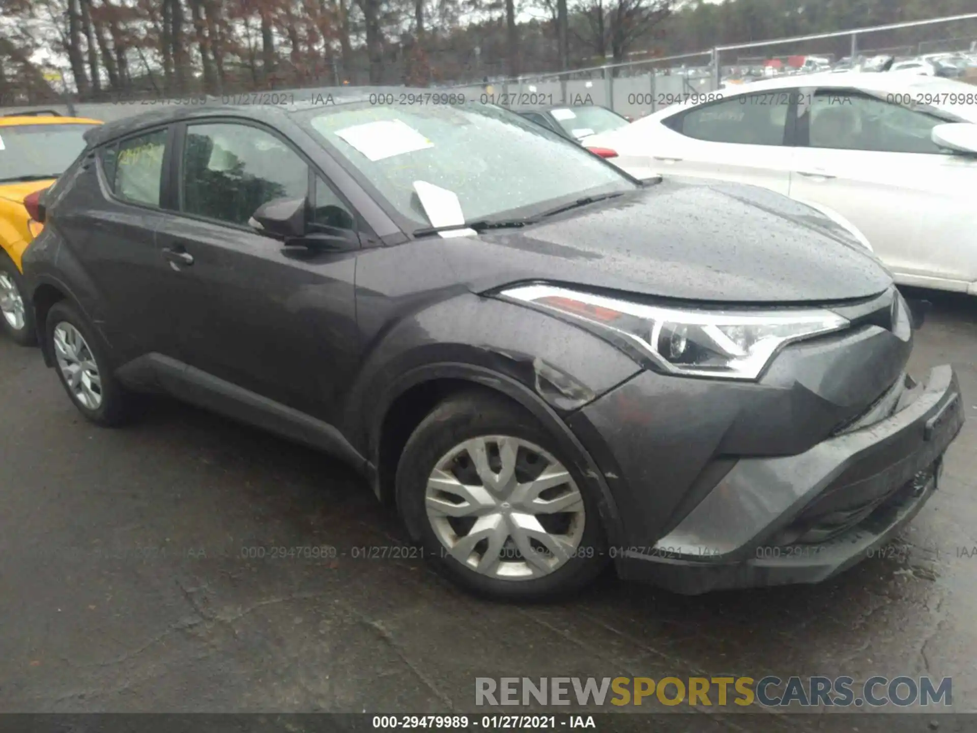 1 Photograph of a damaged car NMTKHMBX7KR093150 TOYOTA C-HR 2019