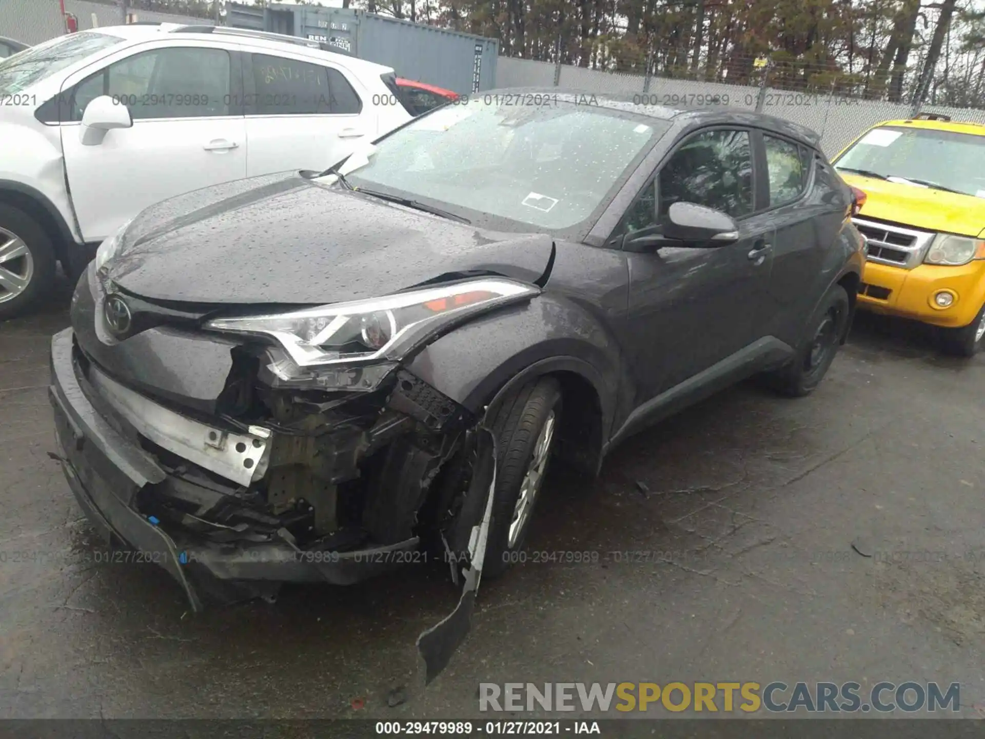 2 Фотография поврежденного автомобиля NMTKHMBX7KR093150 TOYOTA C-HR 2019