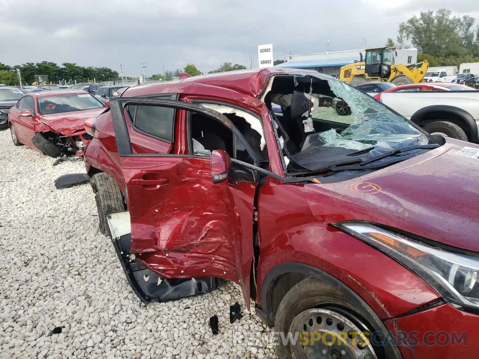 9 Photograph of a damaged car NMTKHMBX7KR093312 TOYOTA C-HR 2019