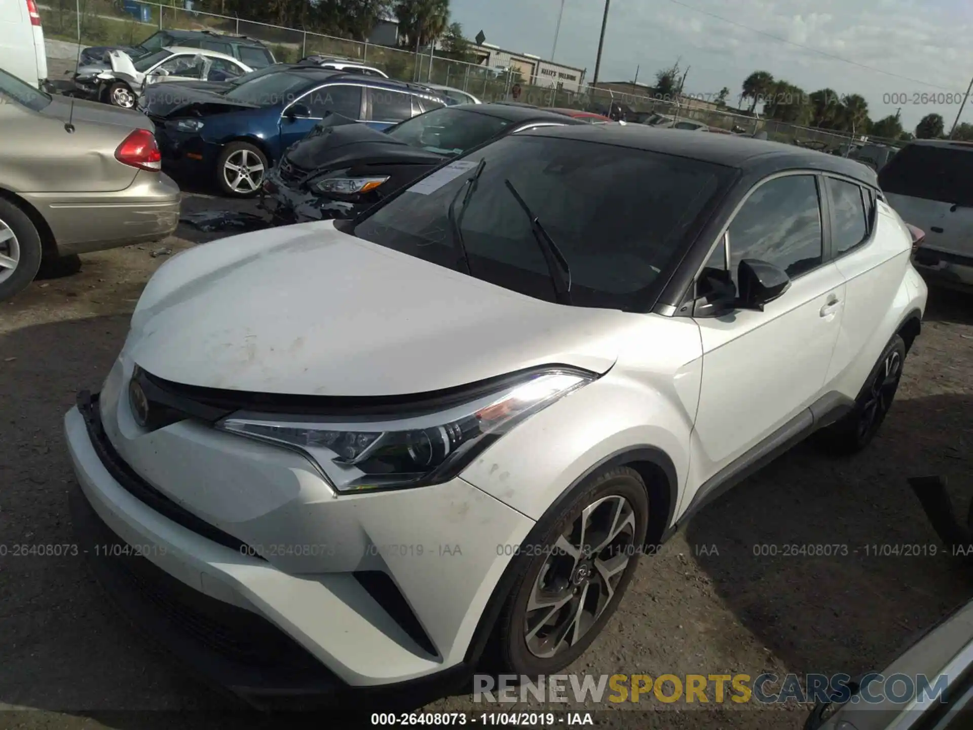 2 Photograph of a damaged car NMTKHMBX7KR093469 TOYOTA C-HR 2019