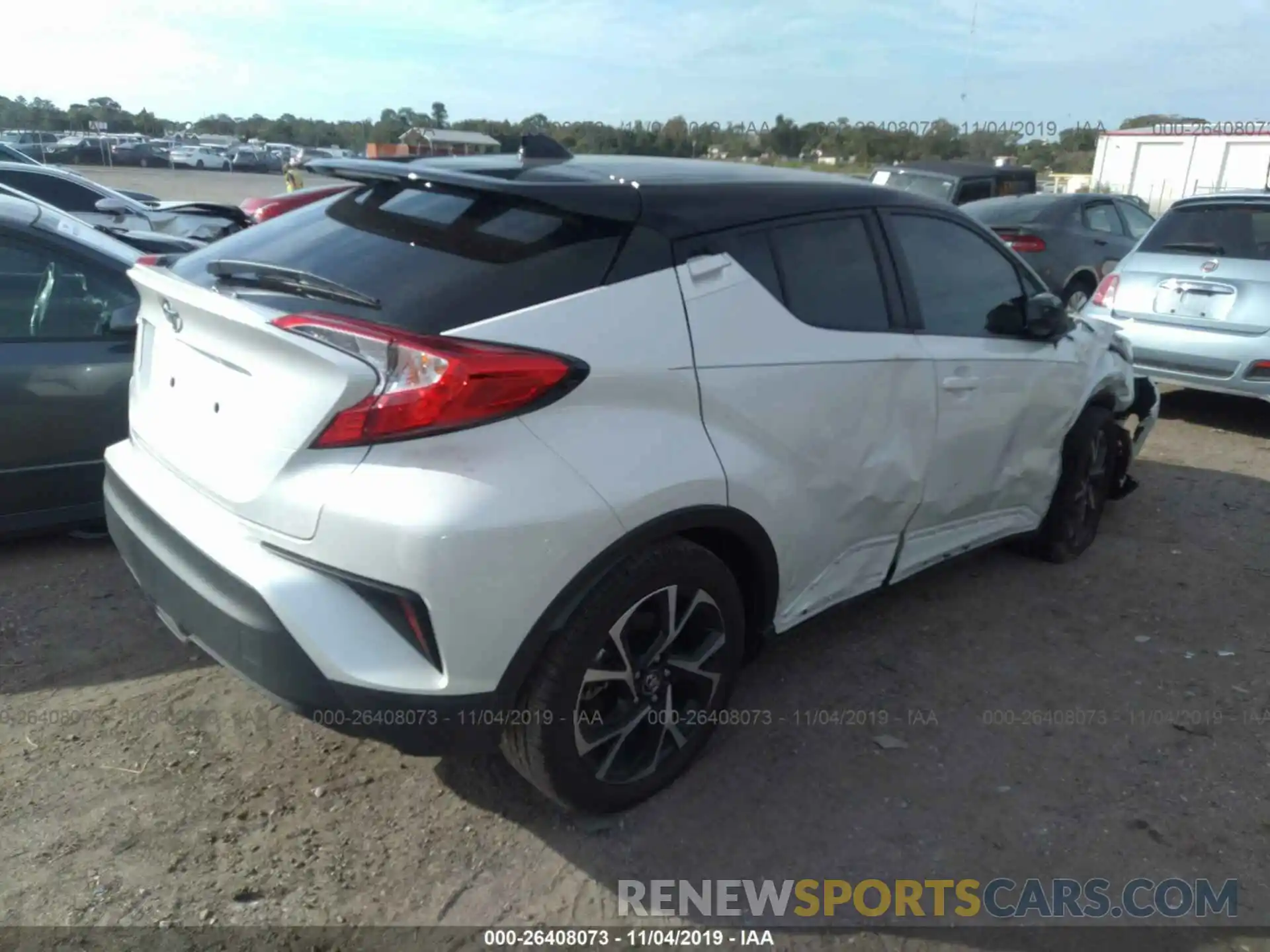 4 Фотография поврежденного автомобиля NMTKHMBX7KR093469 TOYOTA C-HR 2019