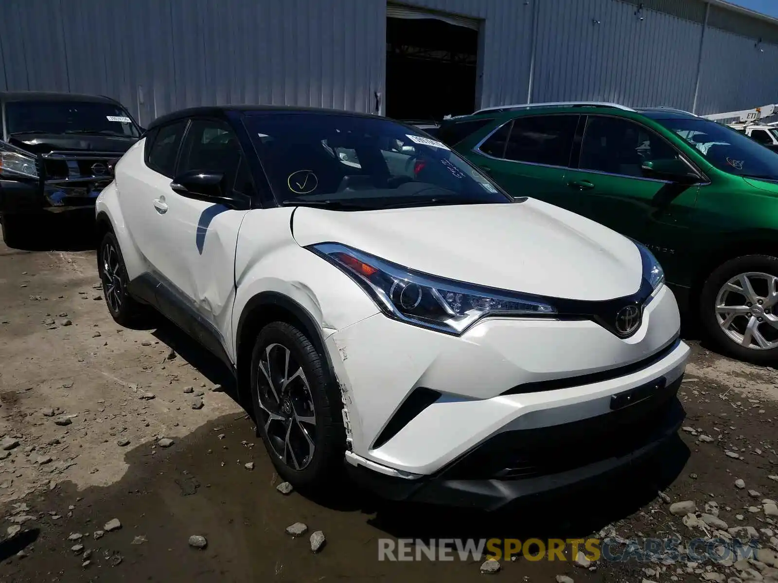 1 Photograph of a damaged car NMTKHMBX7KR093973 TOYOTA C-HR 2019