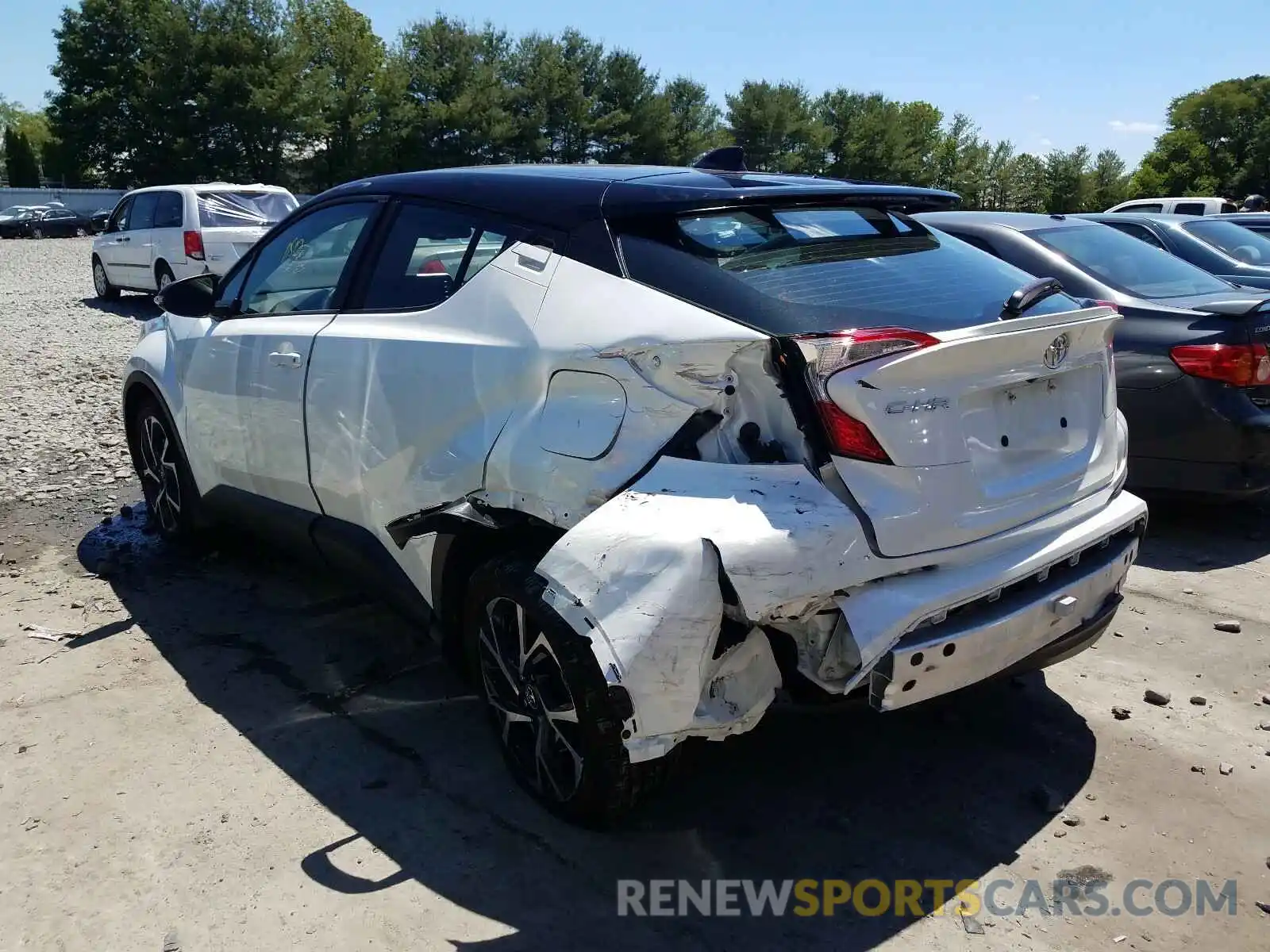 3 Photograph of a damaged car NMTKHMBX7KR093973 TOYOTA C-HR 2019