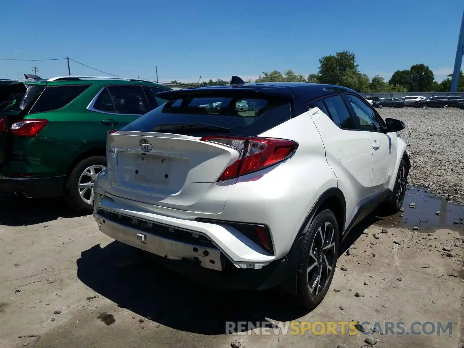 4 Фотография поврежденного автомобиля NMTKHMBX7KR093973 TOYOTA C-HR 2019