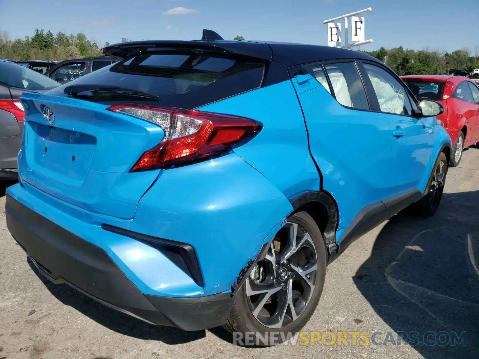 4 Photograph of a damaged car NMTKHMBX7KR094895 TOYOTA C-HR 2019