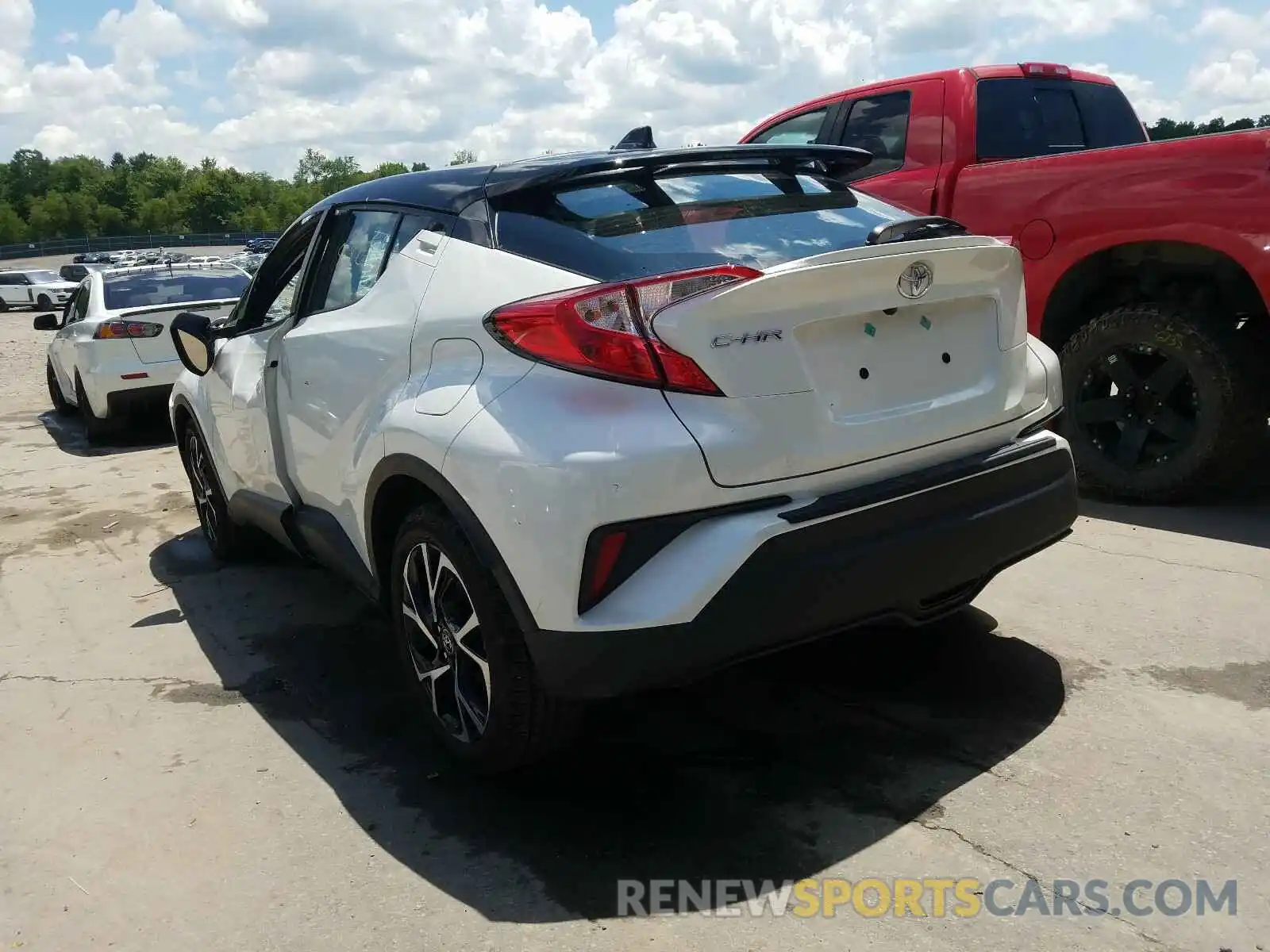 3 Photograph of a damaged car NMTKHMBX7KR095349 TOYOTA C-HR 2019