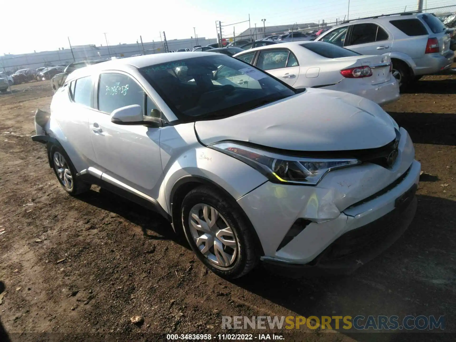 1 Photograph of a damaged car NMTKHMBX7KR095738 TOYOTA C-HR 2019