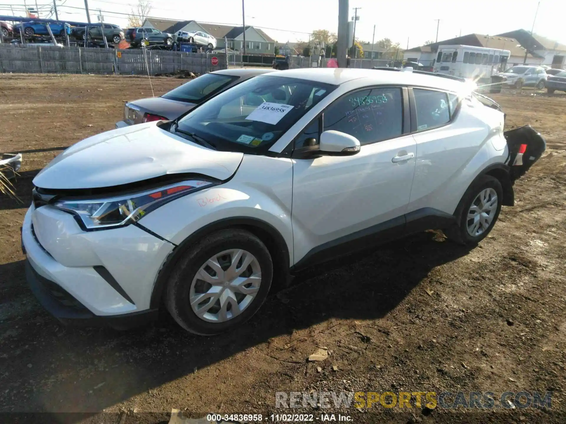 2 Photograph of a damaged car NMTKHMBX7KR095738 TOYOTA C-HR 2019