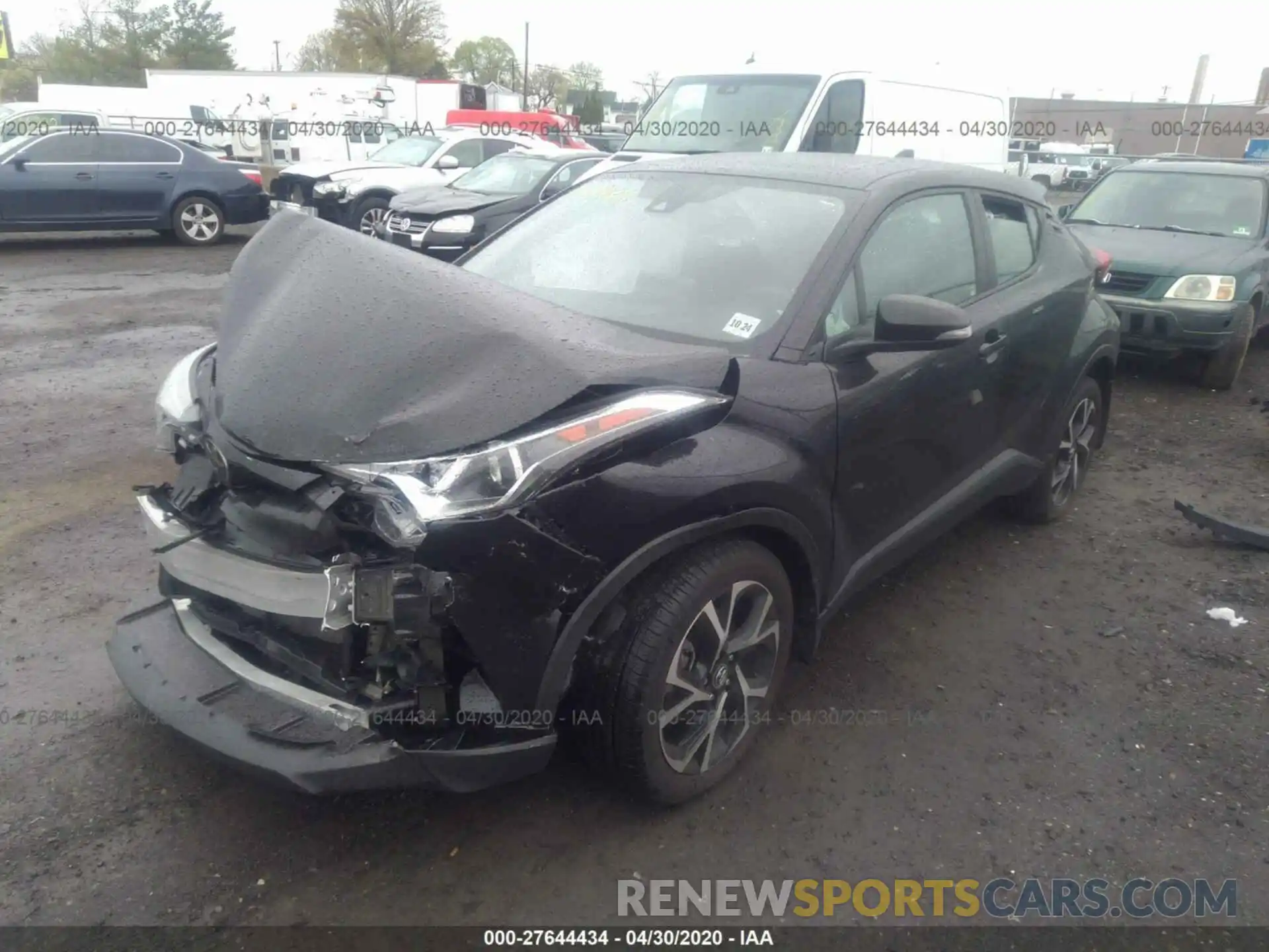 2 Photograph of a damaged car NMTKHMBX7KR096548 TOYOTA C-HR 2019