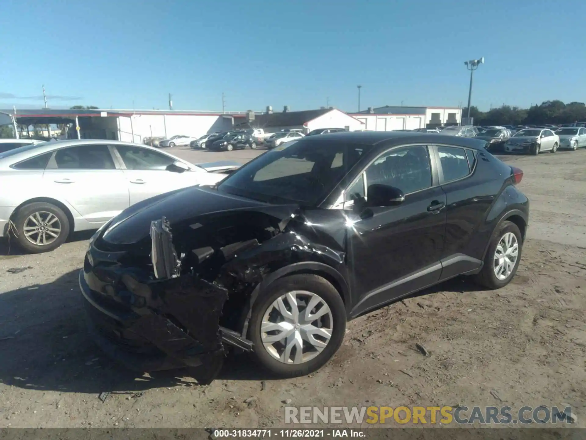 2 Photograph of a damaged car NMTKHMBX7KR097683 TOYOTA C-HR 2019