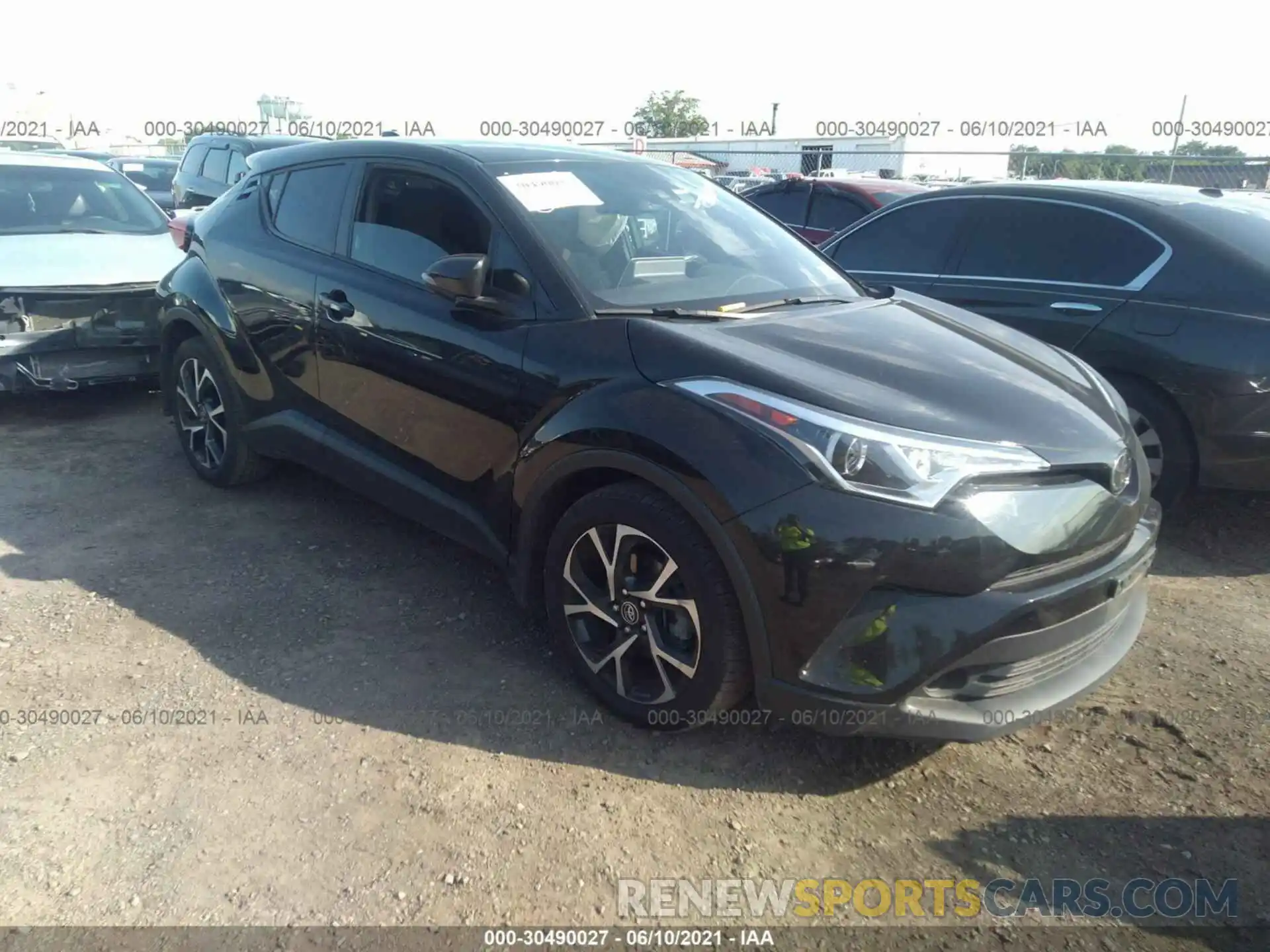 1 Photograph of a damaged car NMTKHMBX7KR099949 TOYOTA C-HR 2019