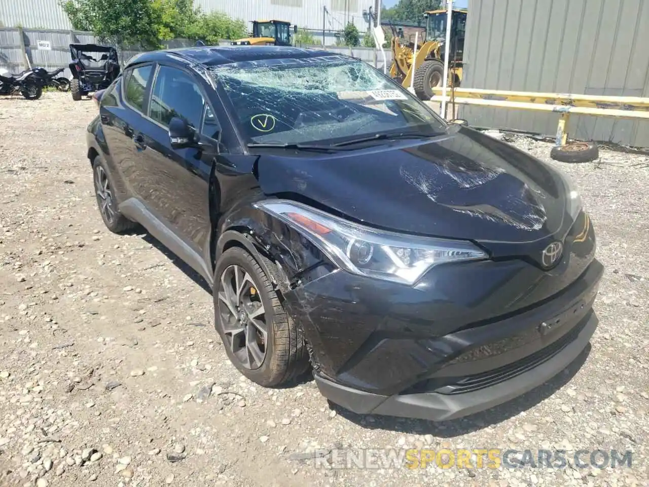 1 Photograph of a damaged car NMTKHMBX7KR100128 TOYOTA C-HR 2019