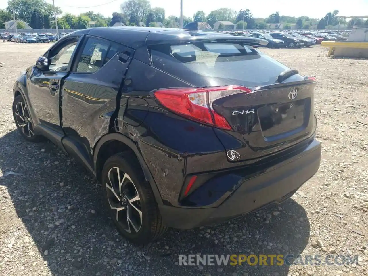 3 Photograph of a damaged car NMTKHMBX7KR100128 TOYOTA C-HR 2019