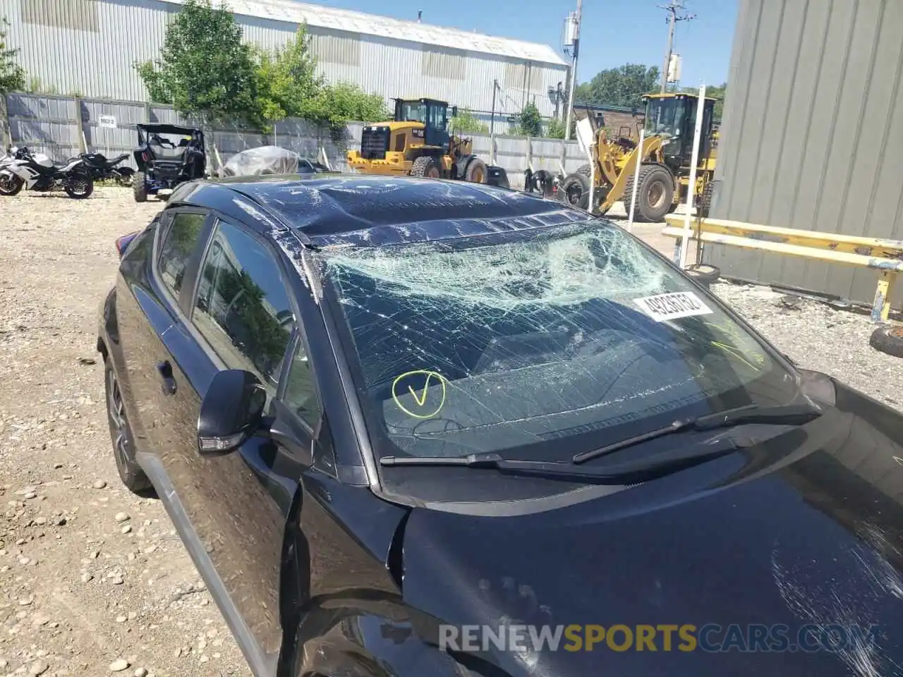 9 Photograph of a damaged car NMTKHMBX7KR100128 TOYOTA C-HR 2019