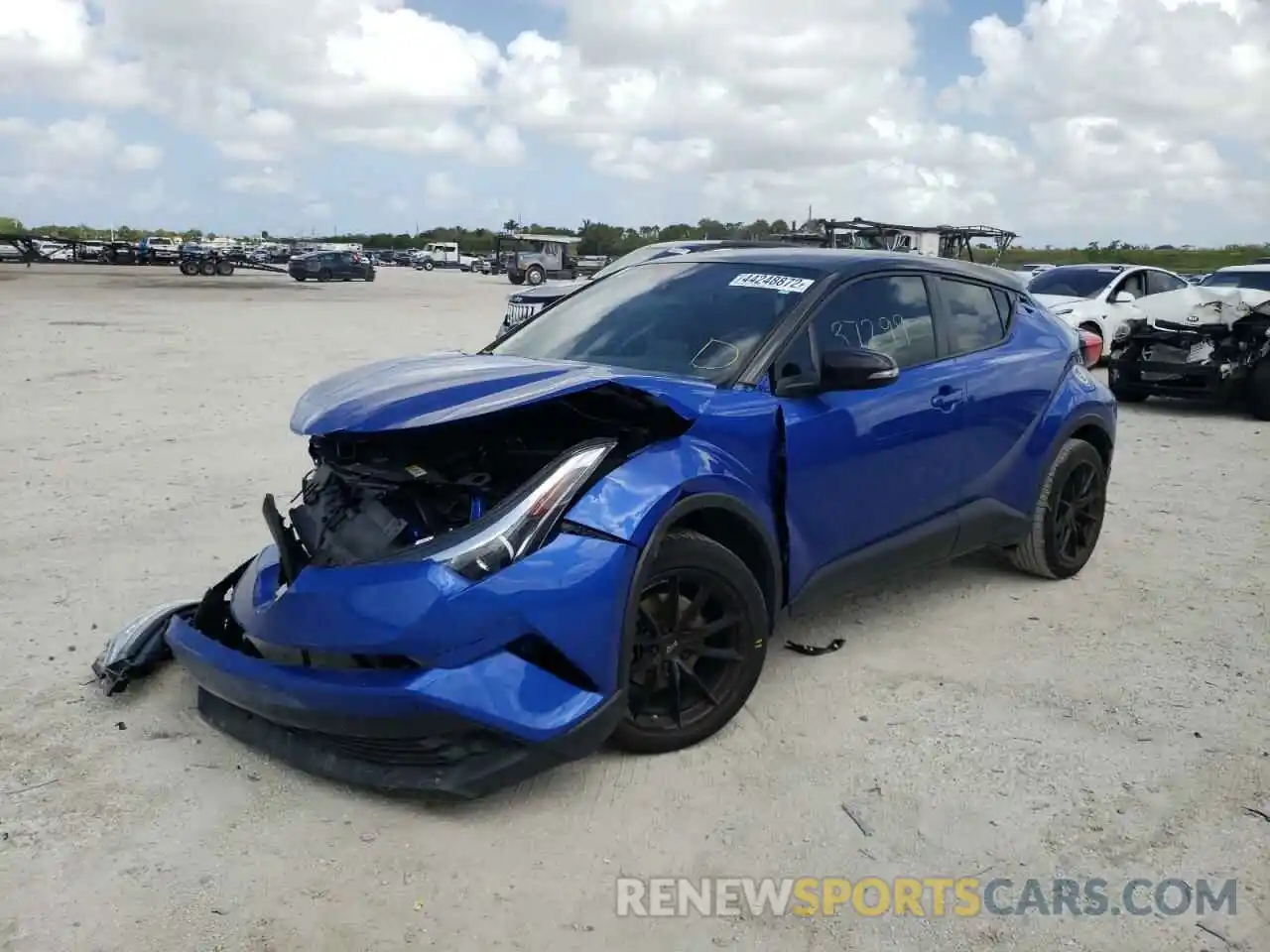 2 Photograph of a damaged car NMTKHMBX7KR101103 TOYOTA C-HR 2019