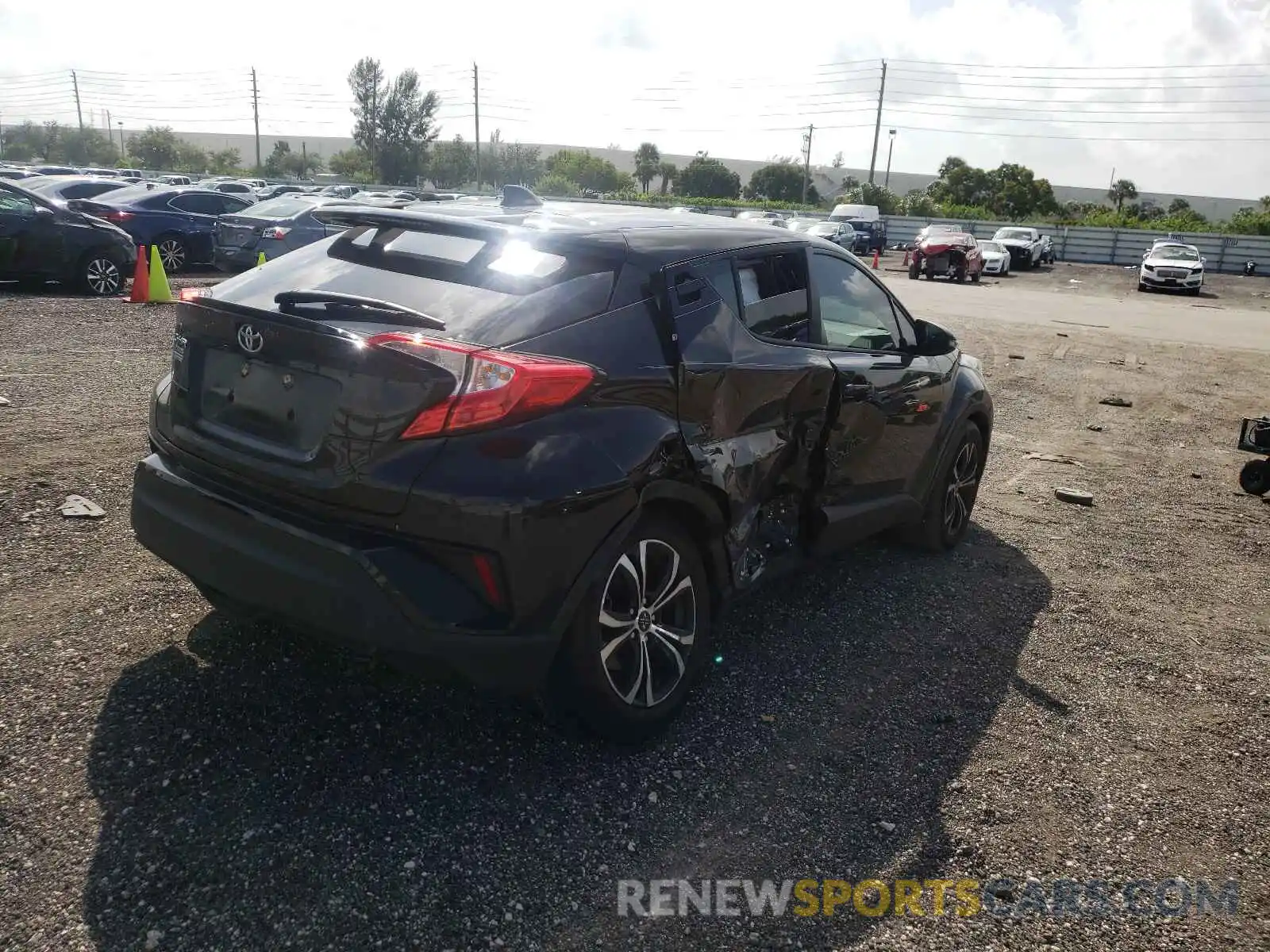 4 Photograph of a damaged car NMTKHMBX7KR101456 TOYOTA C-HR 2019