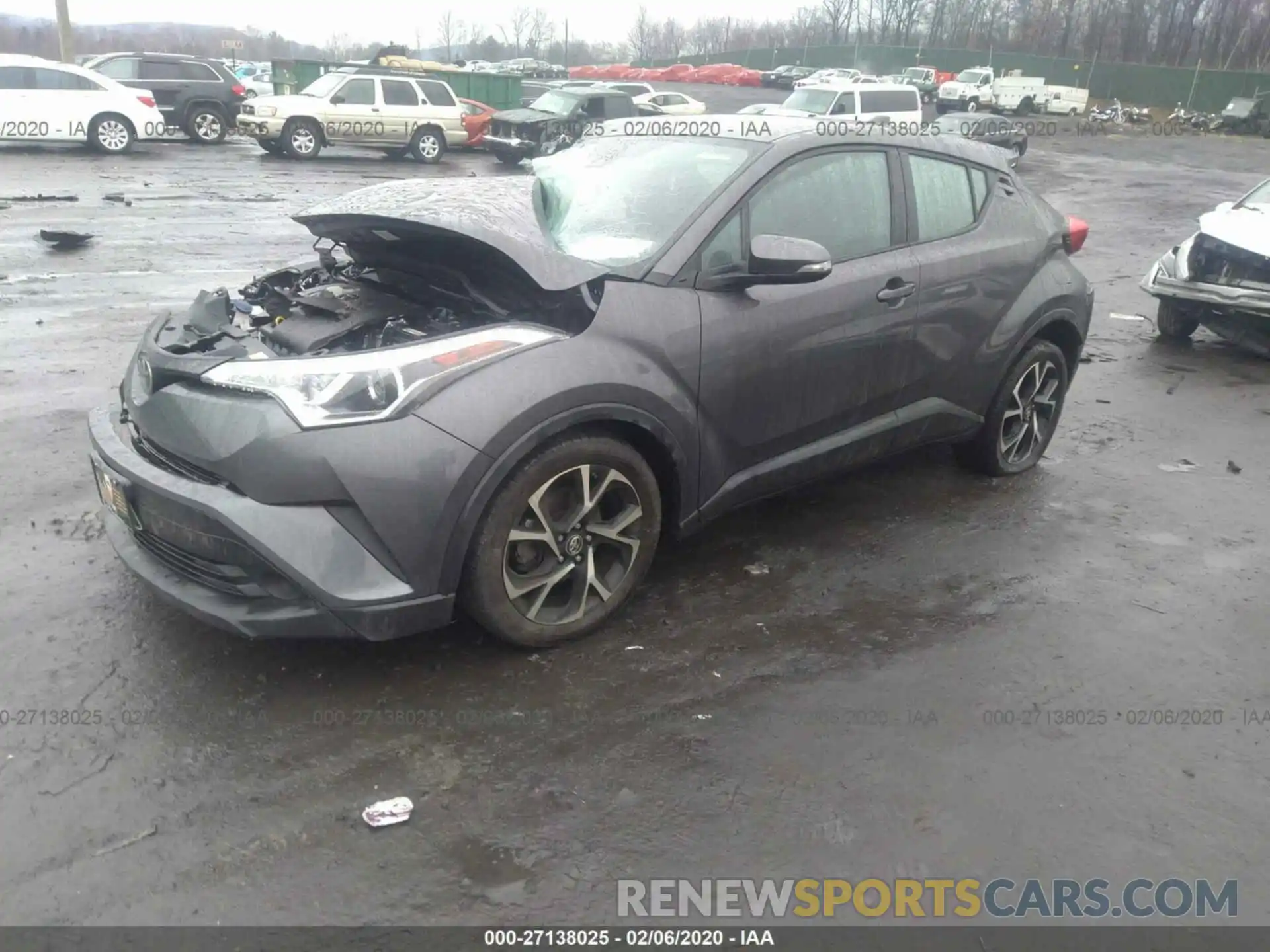 2 Photograph of a damaged car NMTKHMBX8KR068399 TOYOTA C-HR 2019