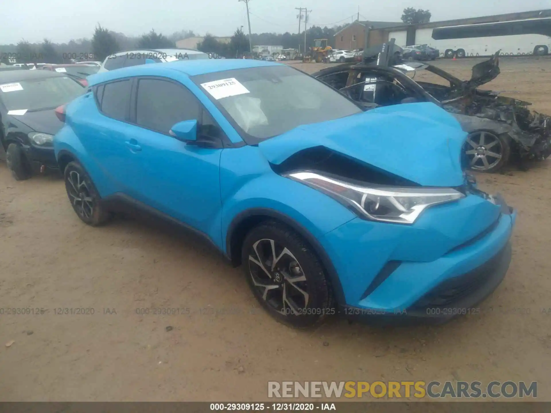 1 Photograph of a damaged car NMTKHMBX8KR069004 TOYOTA C-HR 2019